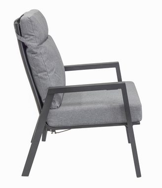 LC Garden Gartensessel »Sondrino« Living Sessel Loungesessel Aluminium anthrazit (1-St)