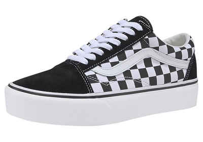 Vans Old Skool Platform Checkerboard Plateausneaker