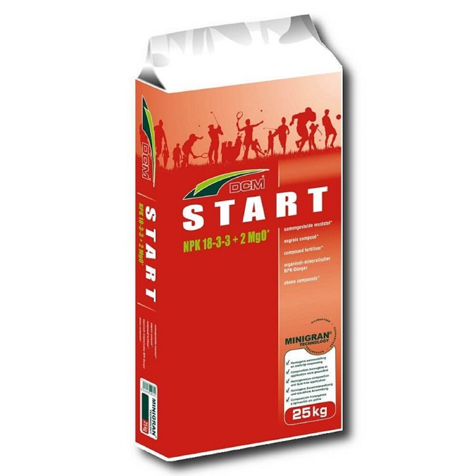 Cuxin DCM Добриво для газону Cuxin DCM Добриво для газону START 25 kg Rasen und Sportflächen im Frühjahr