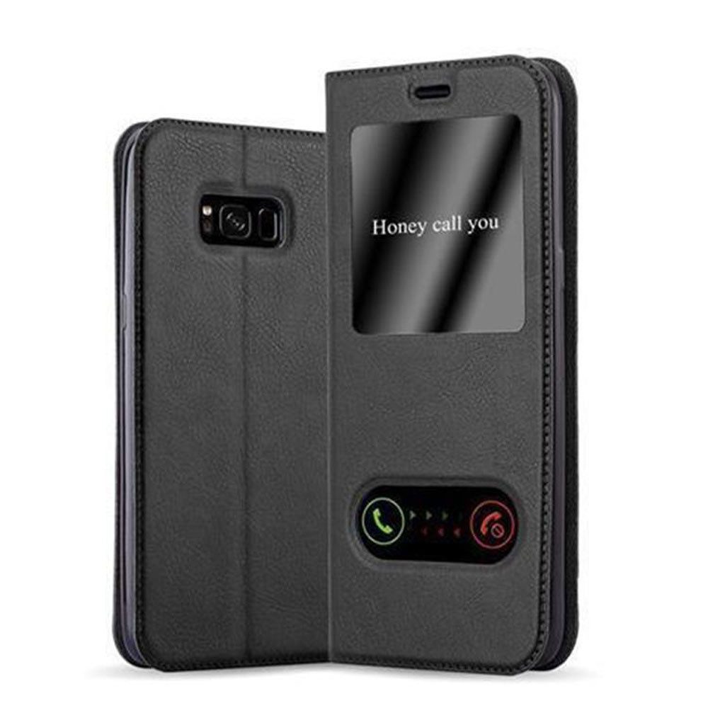 Cadorabo Handyhülle für Samsung Galaxy S8 Hülle Samsung Galaxy S8, Klappbare Handy Schutzhülle - Hülle - mit Standfunktion und Kartenfach
