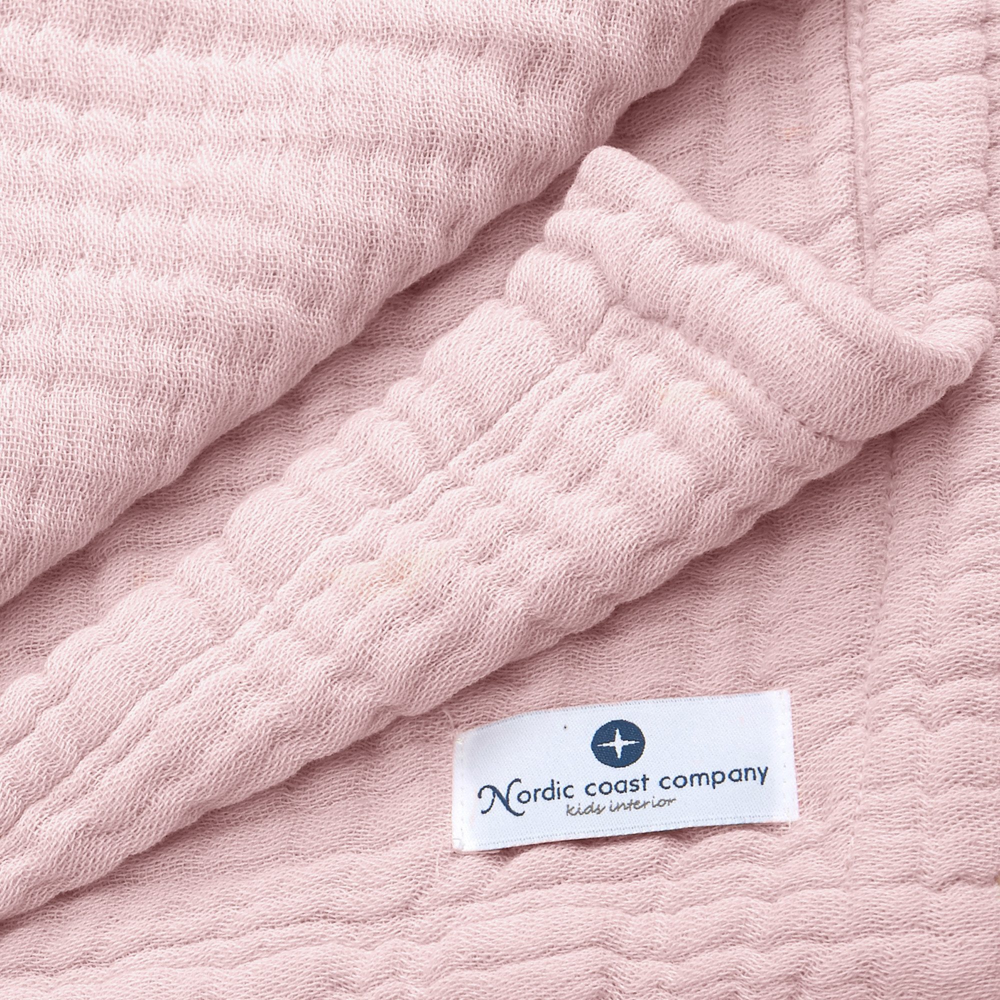 Babydecke Babydecke Musselin Kuscheldecke Puckdecke Baby & Neugeborene, Nordic Coast Company, Sommerdecke, Puck-u. Stilltuch, Einschlagdecke, Baumwolle atmungsaktiv