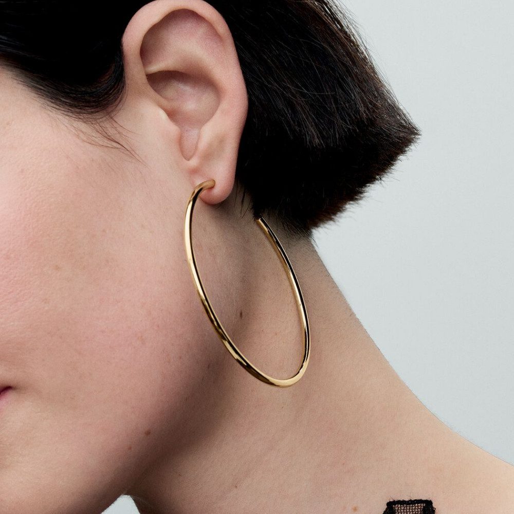 Pandora Paar Creolen 263312C00, Offen, 65 mm, vergoldet günstig online kaufen