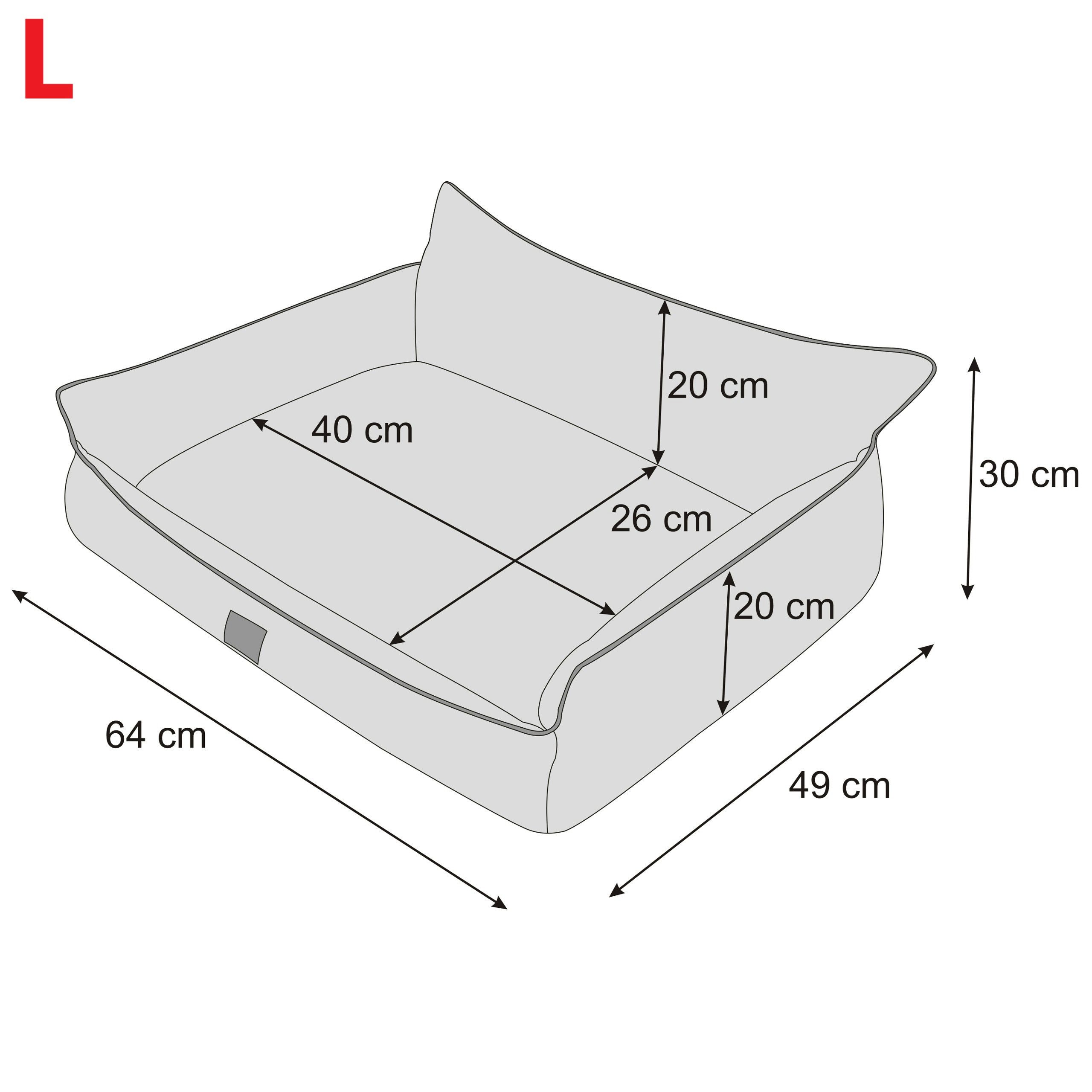 Hobbydog Tierbett Orthopädisches Hundebett Schlafplatz Hundekissen Hundematratze