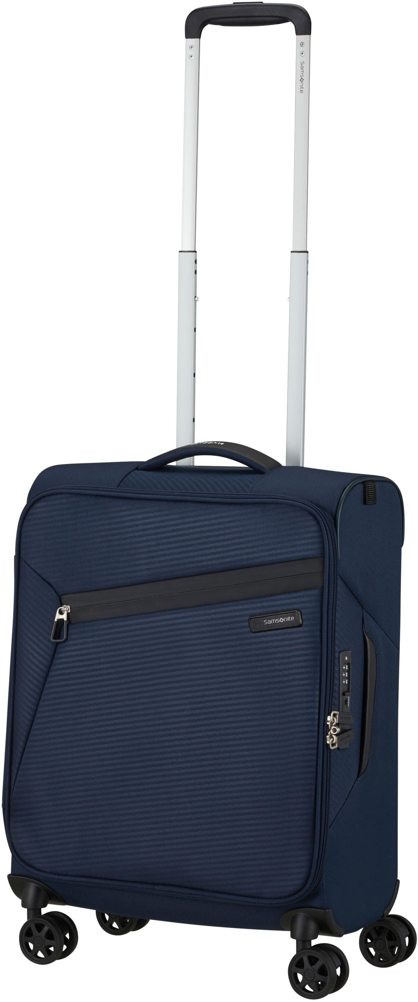 Litebeam, midnight 55 cm, Samsonite Rollen blue, Weichgepäck-Trolley 4