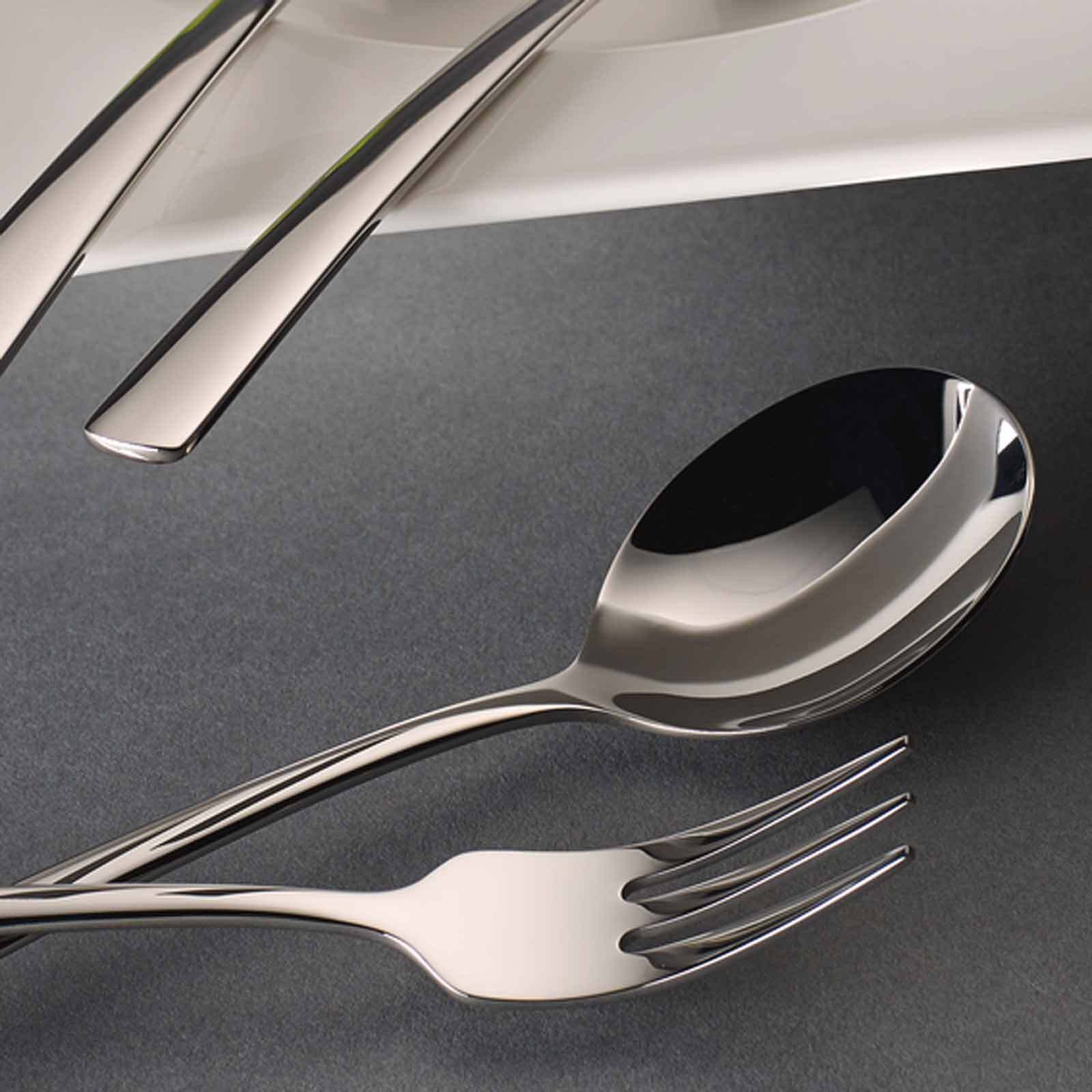 Villeroy & Boch Tafelservice Pasta Passion Pasta-Set 6er Set (6-tlg), 2 Personen, Porzellan, Edelstahl
