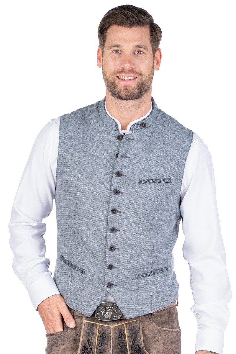 Hammerschmid Trachtenweste Trachtenweste - MORITZ - blaugrau günstig online kaufen