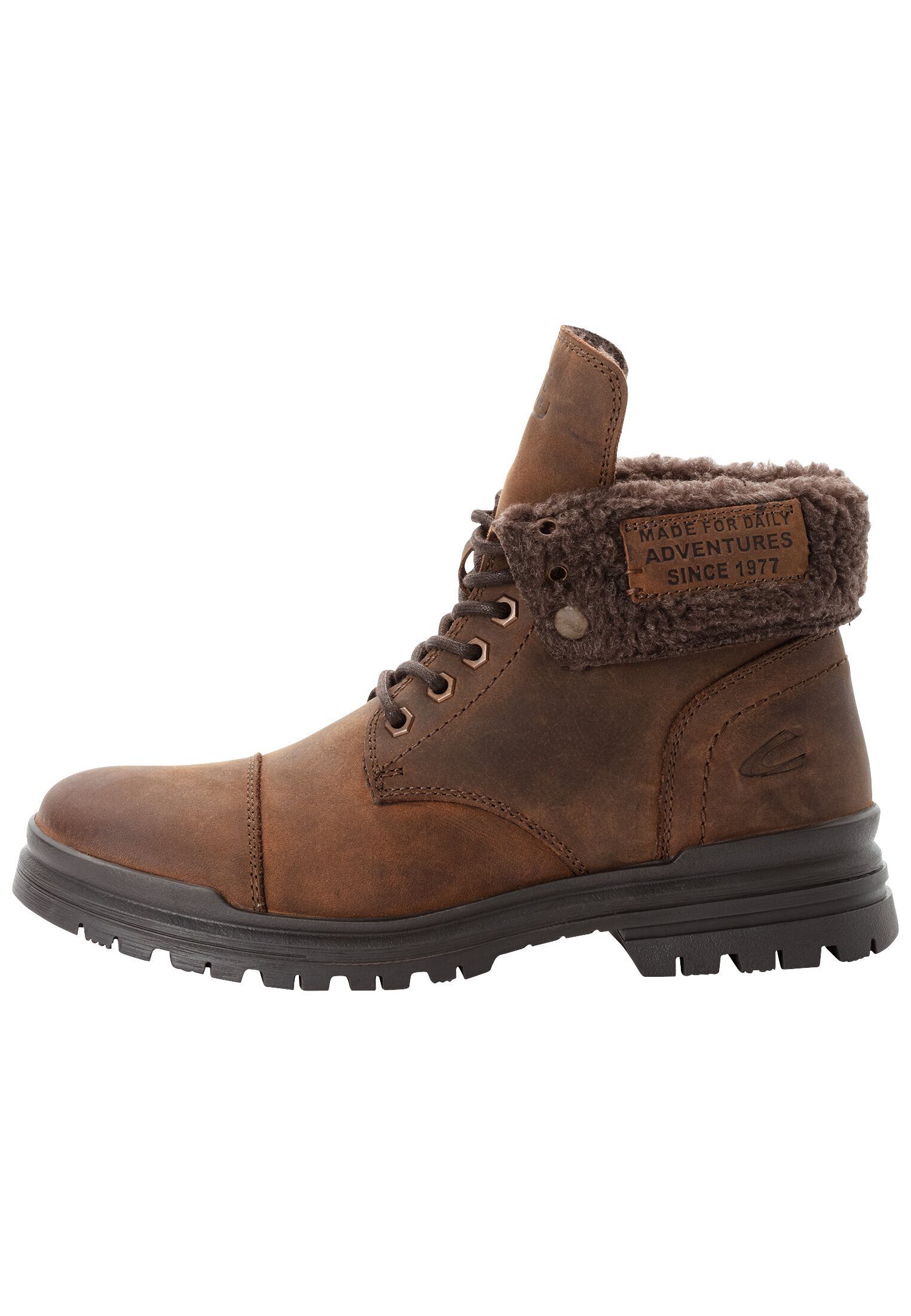 camel active Schnürschuhe mit Teddyfutter Schnürschuh