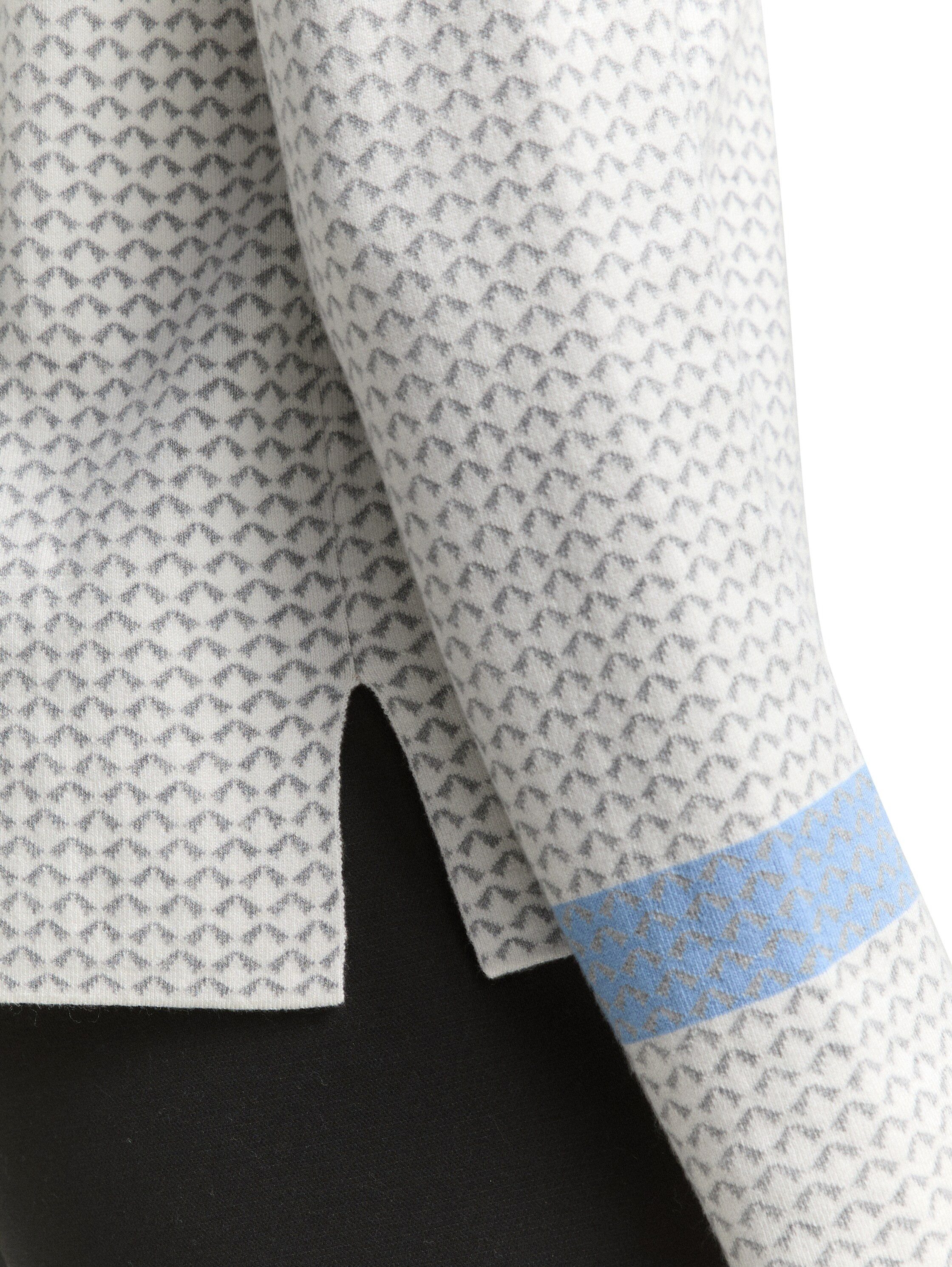 TOM TAILOR Strickpullover mit All-Over Print