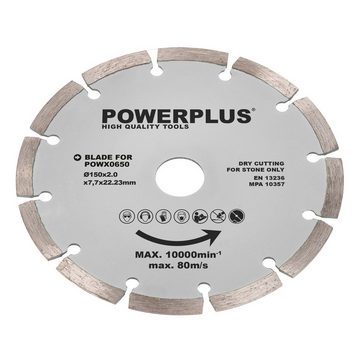 Powerplus X Mauernutfräse mit 2 Diamantscheiben 1.800 Watt, Softstart-Motor