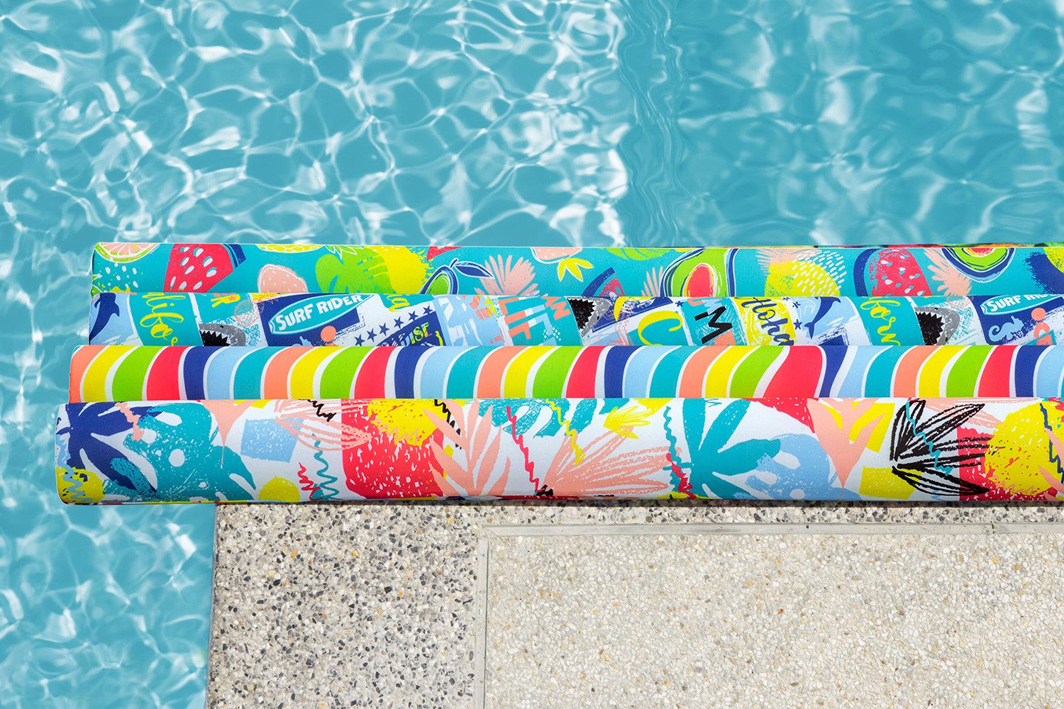 Bestway Auftriebskörper Summer Soirée (Packung, 6,4 x 122 cm), Als Schwimm-, Sportgerät oder Wasserspielzeug einsetzbar