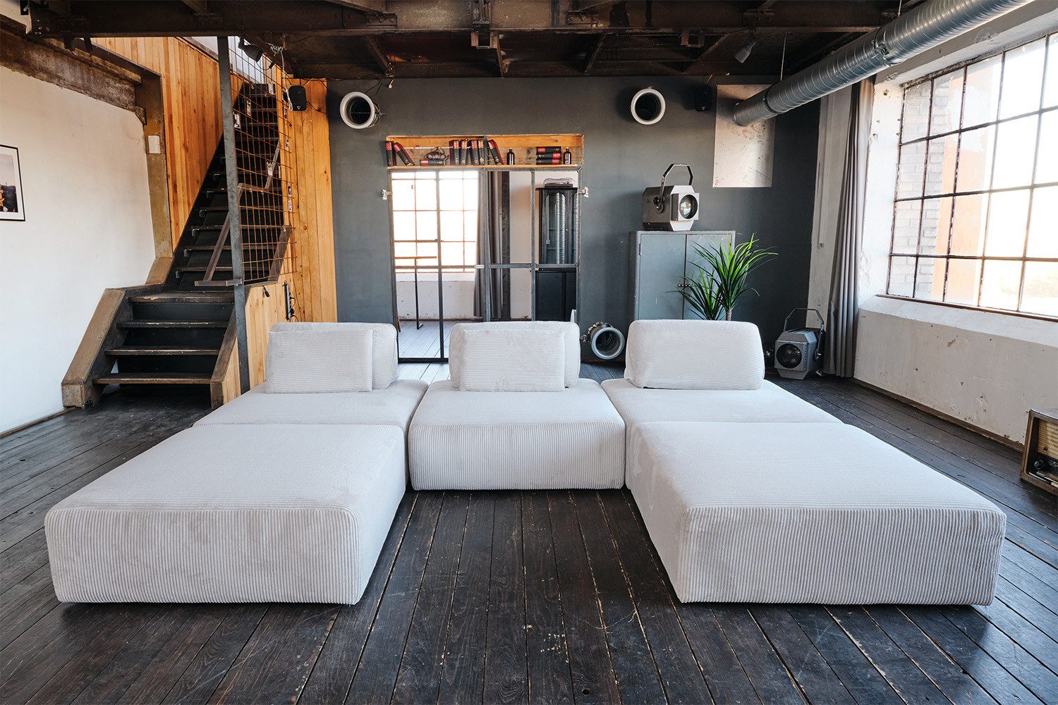 KAWOLA Sofa WIOLO SOFT Cord Sofa - Modular - Komfortabel & Flexibel - Wohnzimmer, Modulsofa mit Cordbezug. Abziehbar & vielseitig. 5 Module.