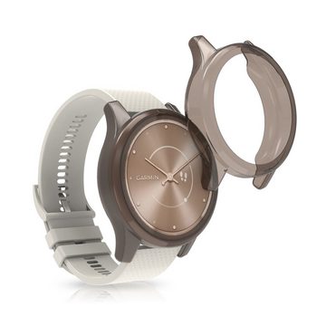 kwmobile Smartwatch-Hülle 2x Schutzhülle für Garmin Vivomove Trend, Fitness Tracker Gehäuse Hülle klar