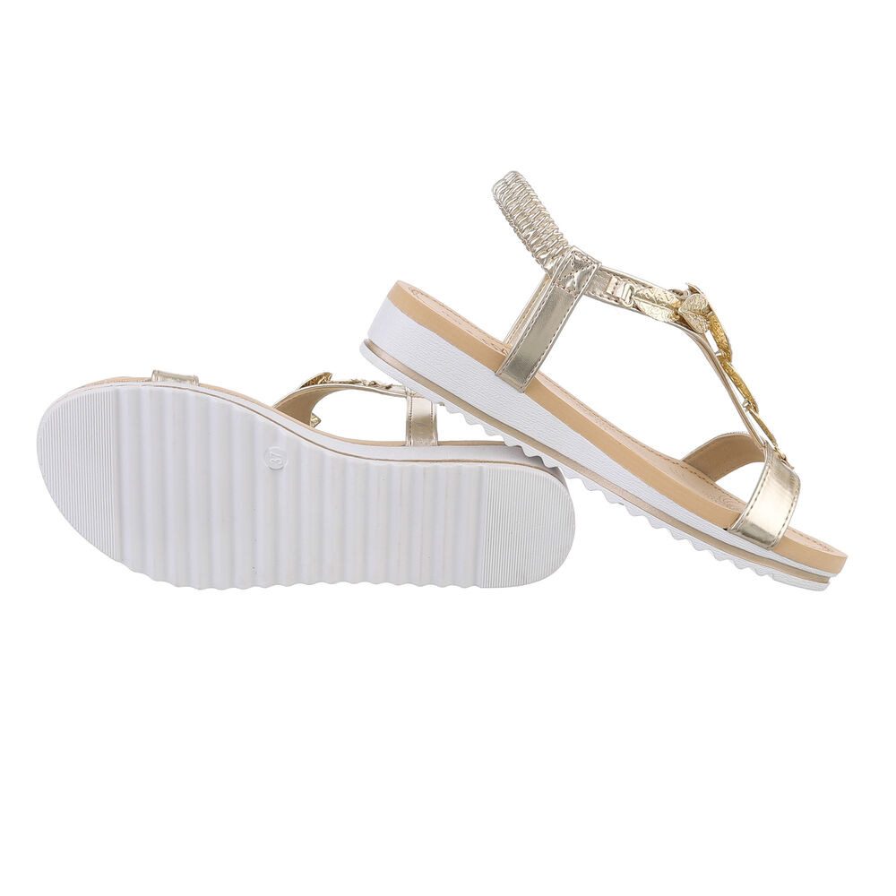 Ital-Design Damen Freizeit Riemchensandalette (86016906) Keilabsatz/Wedge günstig online kaufen