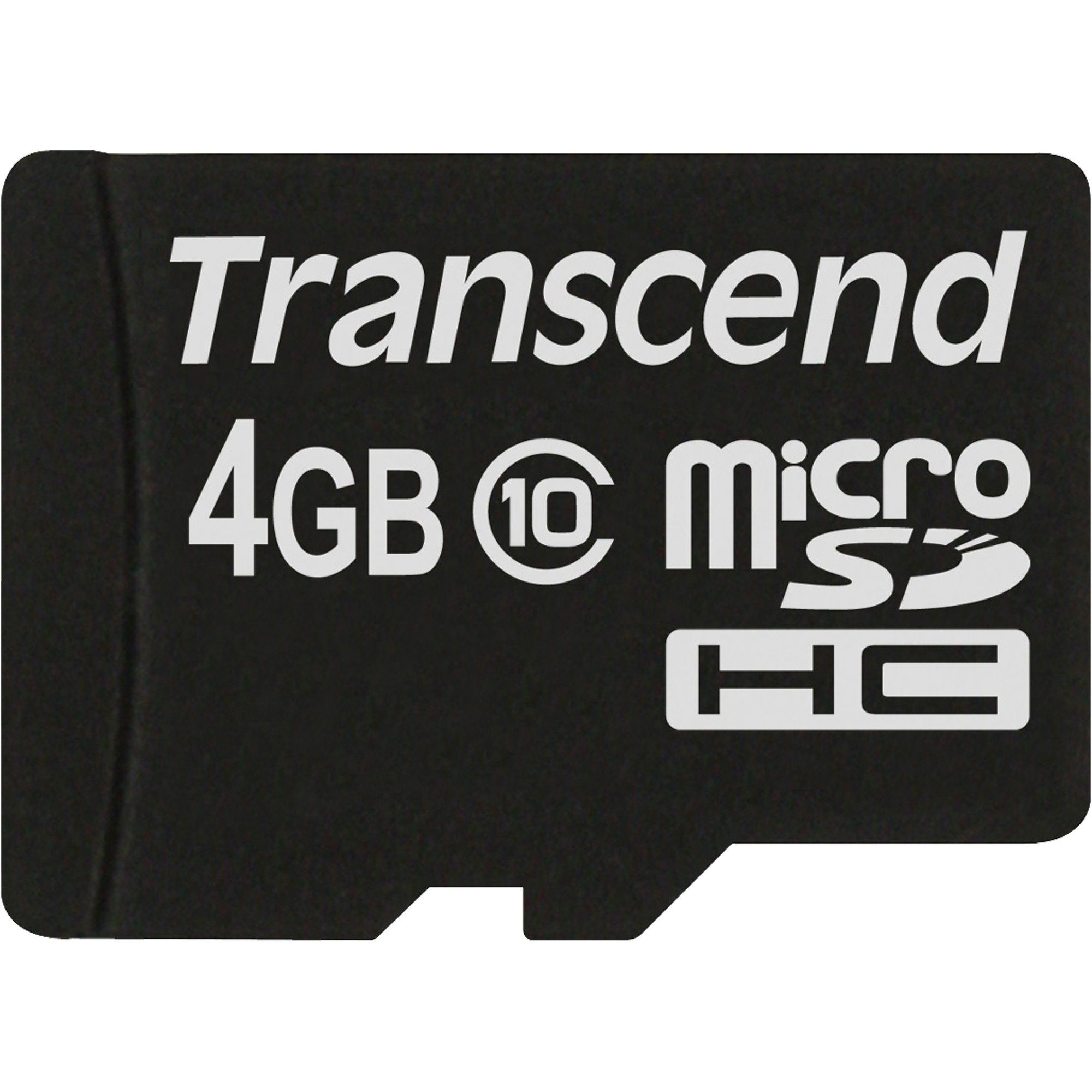 Transcend microSDHC Card 4 GB Speicherkarte