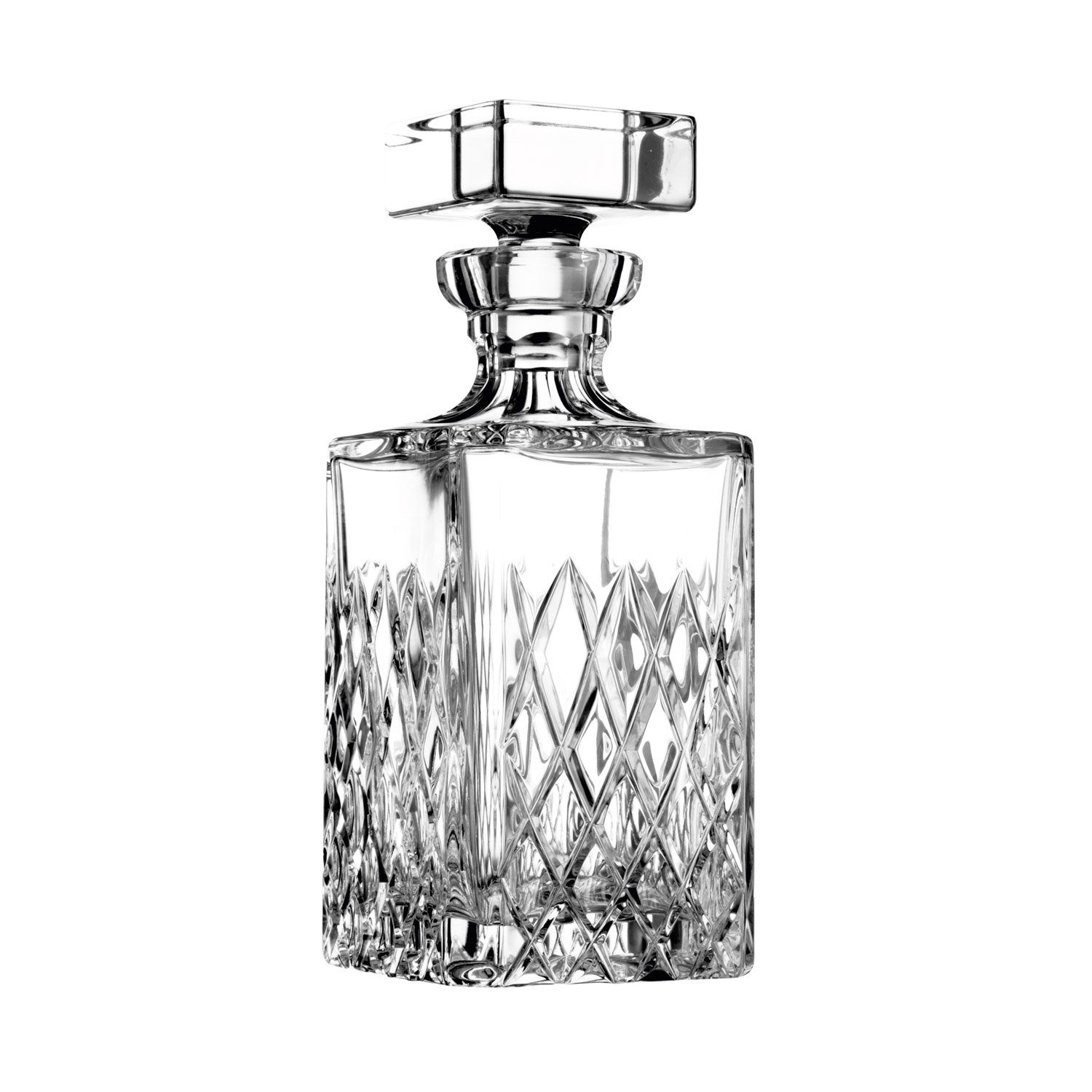 ARNSTADT KRISTALL Karaffe Whisky Karaffe Venedig (25 cm) - Kristallglas mundgeblasen · von Hand, (1-tlg)