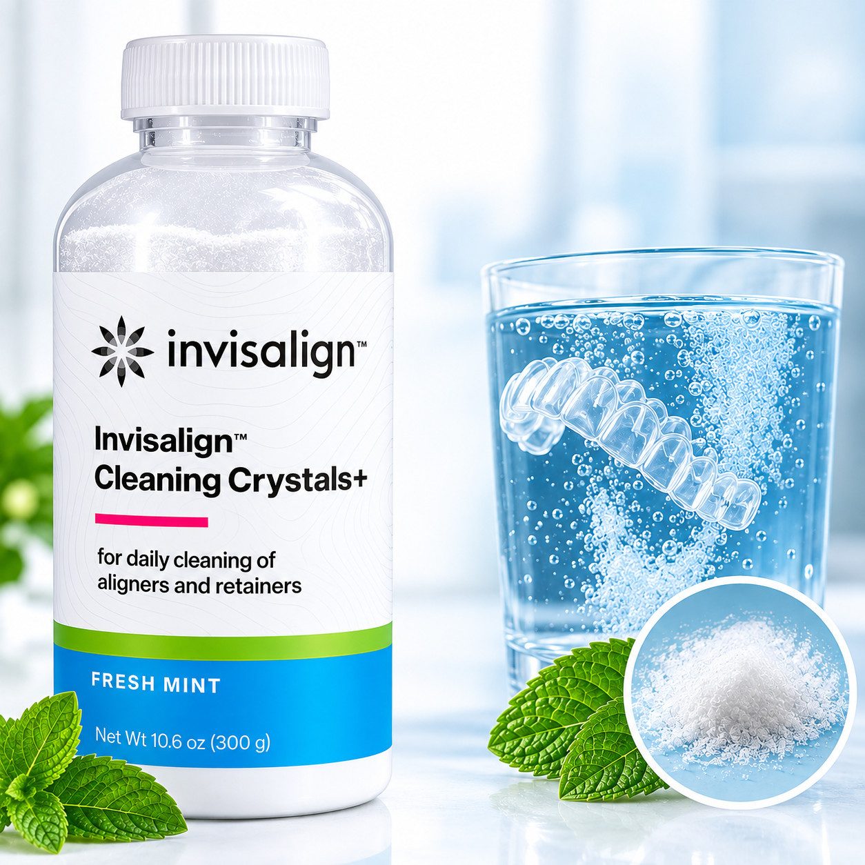 Invisalign Zahnpflege-Set Cleaning Crystals+ Mint, 1-tlg.