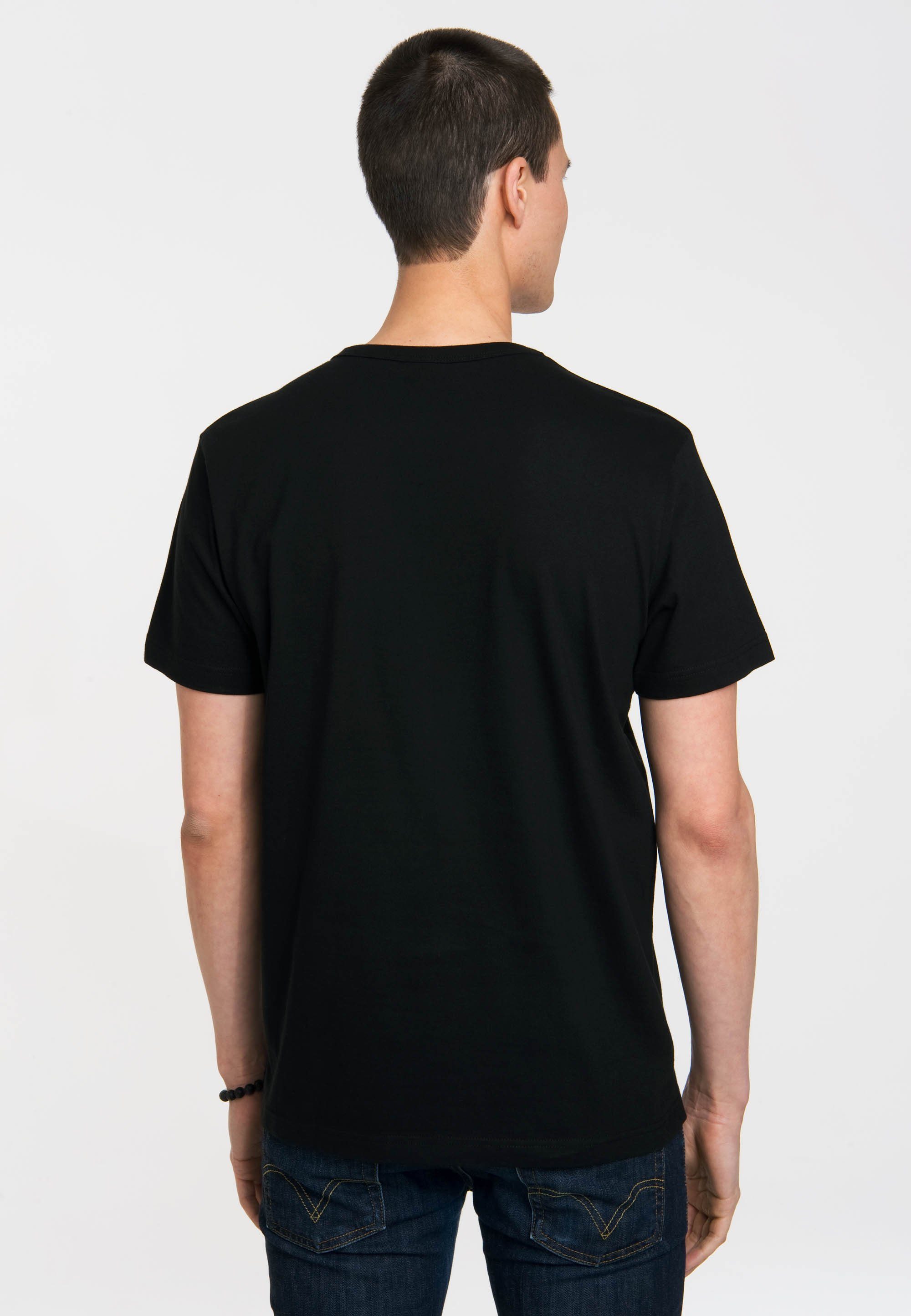 LOGOSHIRT T-Shirt Resident Evil - Umbrella mit Umbrella-Symbol