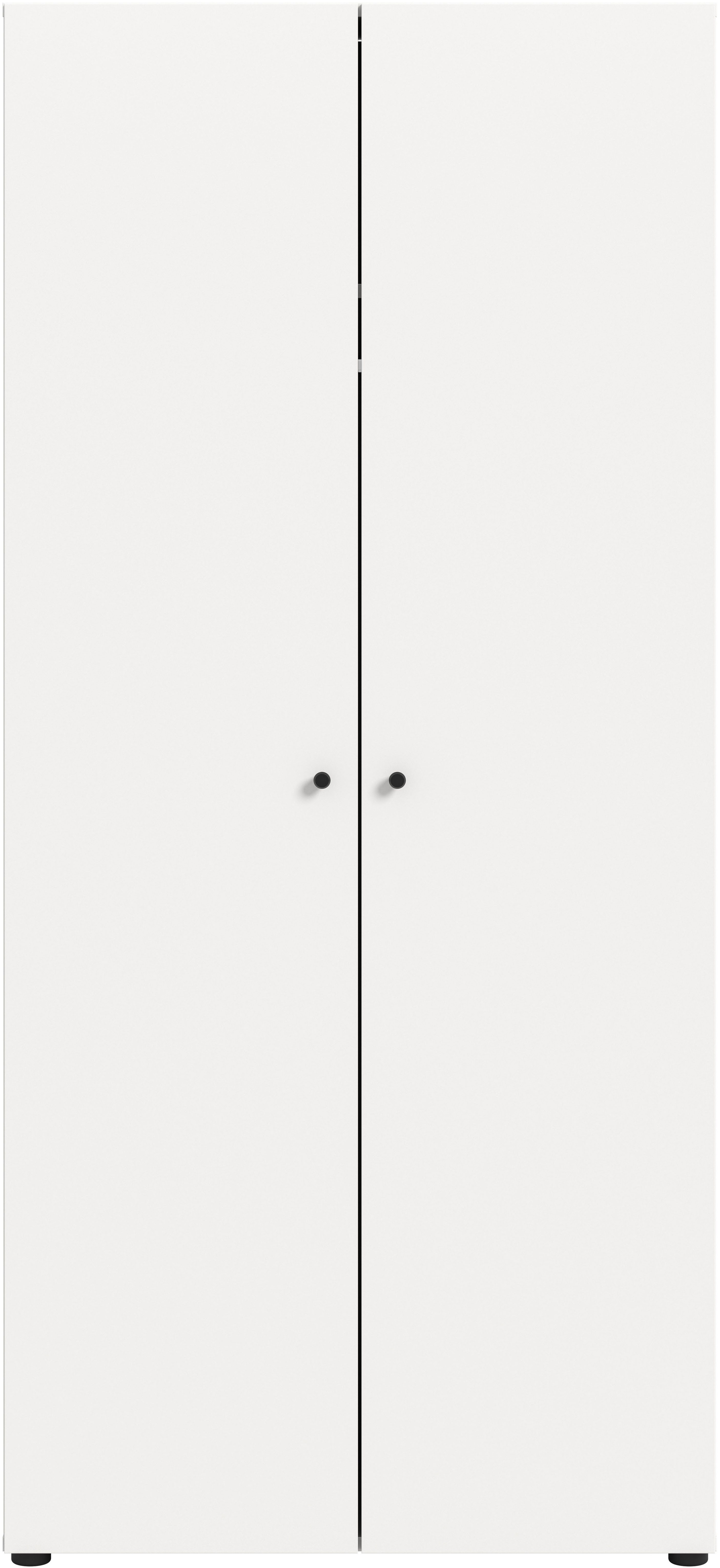 Home affaire Kleiderschrank BILLINGS, TOPSELLER!, Schlafzimmerschrank, Schrank, Garderobenschrank (OTTO BESTSELLER, Garderobe & Schlafzimmer) Breite 80cm, weiß, 2-türig, inkl. 1 Kleiderstange und 1 Ablageboden