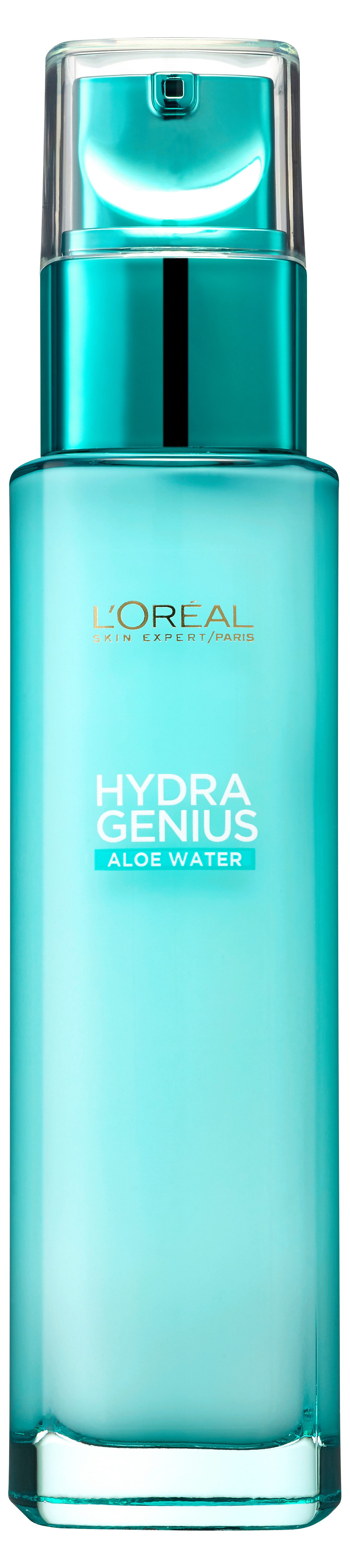 L'ORÉAL PARIS Gesichtsfluid Hydra Genius Aloe Aqua, hochkonzentrierte Feuchtigkeit, zieht sofort ein, weichere Haut