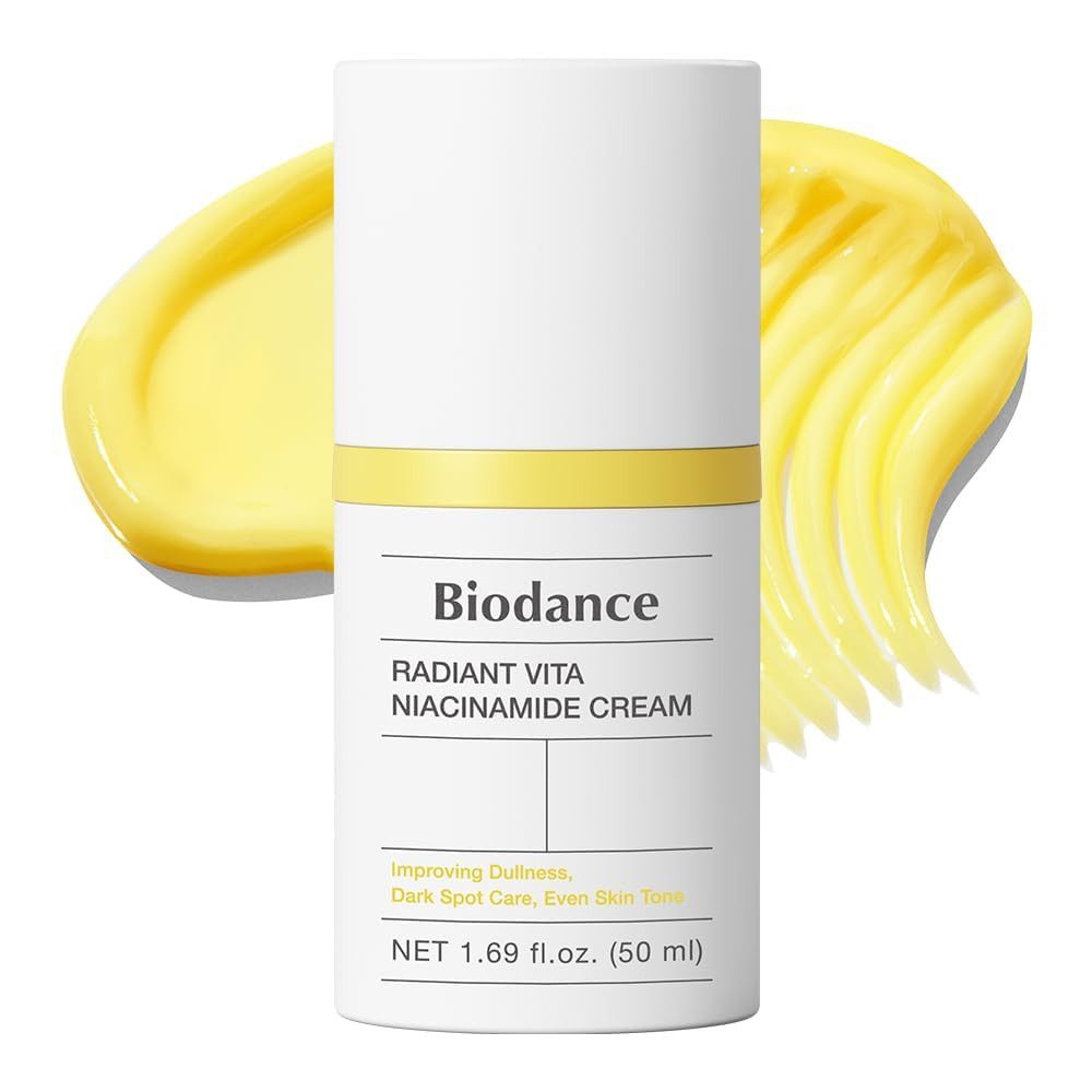 Biodance Tagescreme Radiant Vita Niacinamide Cream 50ml – Niacinamid Gesichtscreme für Glow & Feuchtigkeit – Dark Spot Correcting Moisturizer –, Korean Skin Care für ebenmäßigen Hautton
