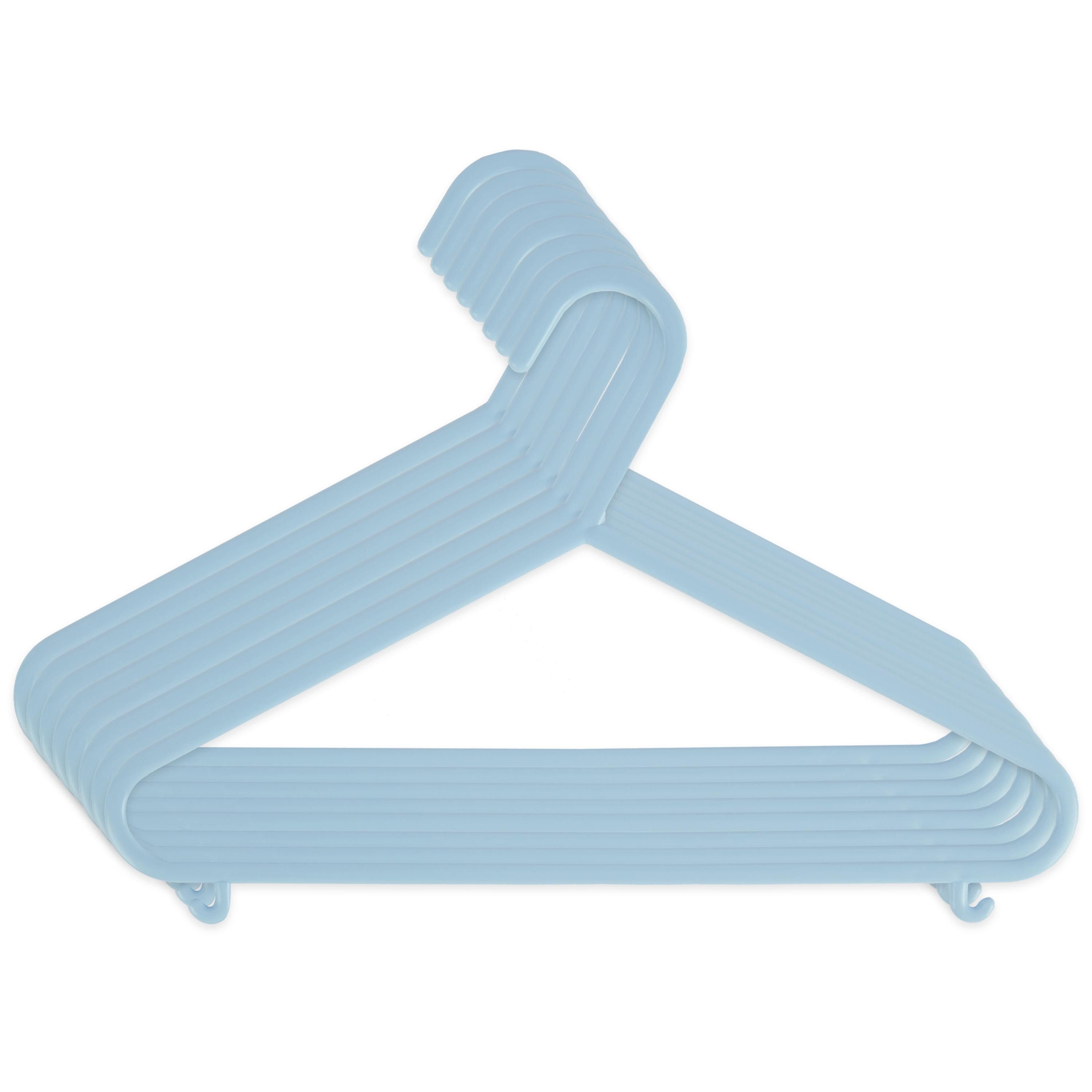 BIECO Kleiderbügel Bieco Kleiderbügel Kinder 8 Stück Trendblau, (Set, 8-tlg)