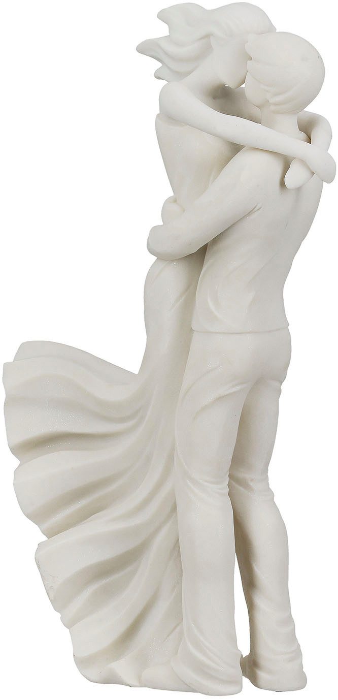 GILDE Dekofigur Figur Paar Couple in the wind weiß H. 30,5 cm (1 St)