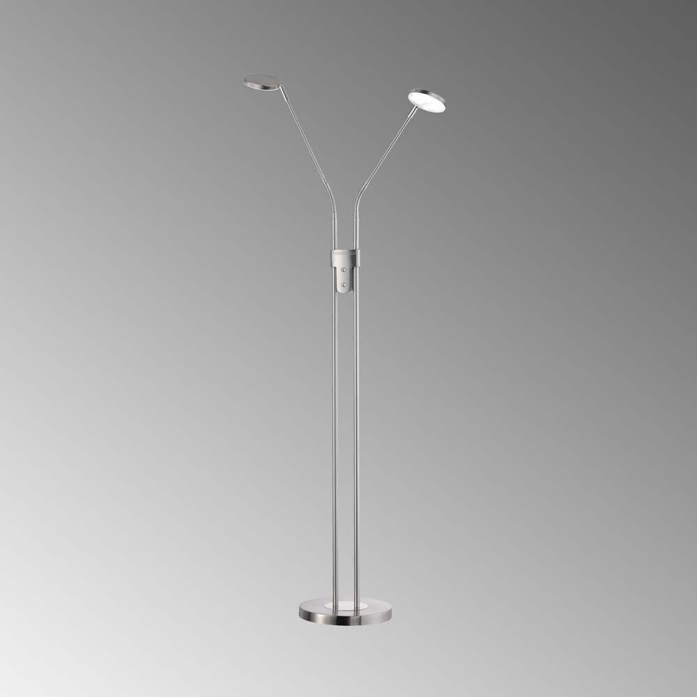 cm- 150 Dimmbar LED LED Wohnzimmerlampe Stehleuchte Stehlampe, etc-shop Standlampe 2-Flammig H