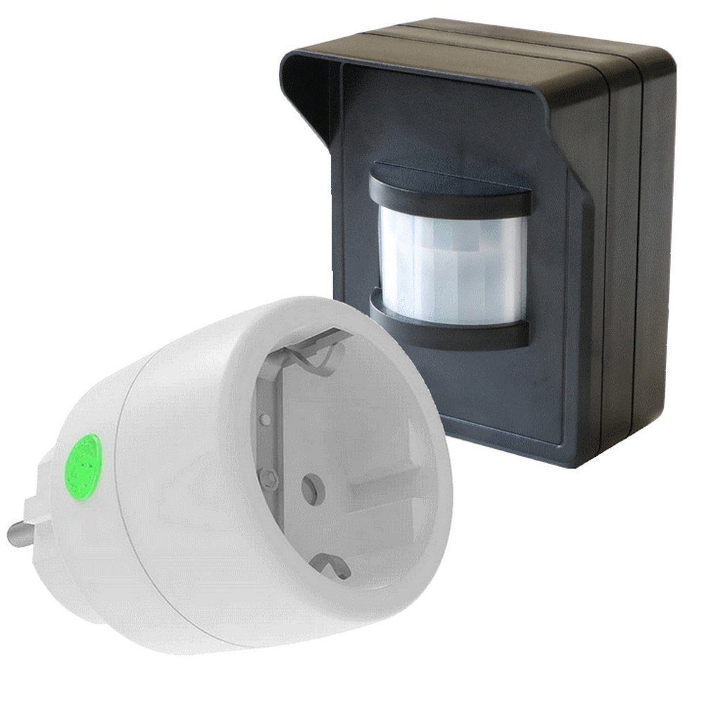 Licht-Funksteuerung PD-540 DIW-FUNK Bewegungsmelder IP44 mit Empfänger