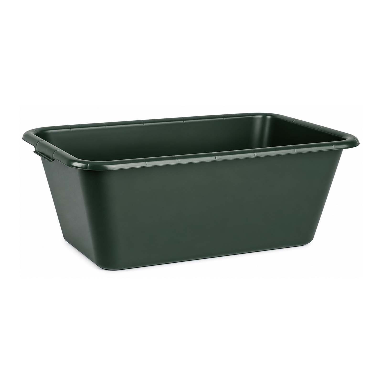 BURI Baueimer Jagdwanne Wildwanne 90/65/40 Liter Wanne XXL eckig HDPE Kunststoff