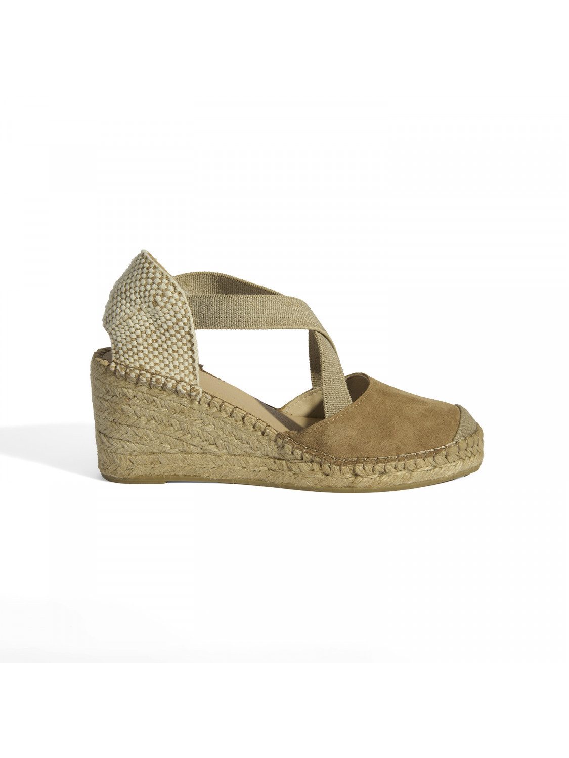 Desa Damen-Slipper – Obermaterial aus Wildleder, Lederfutter, Keilabsatz, S günstig online kaufen