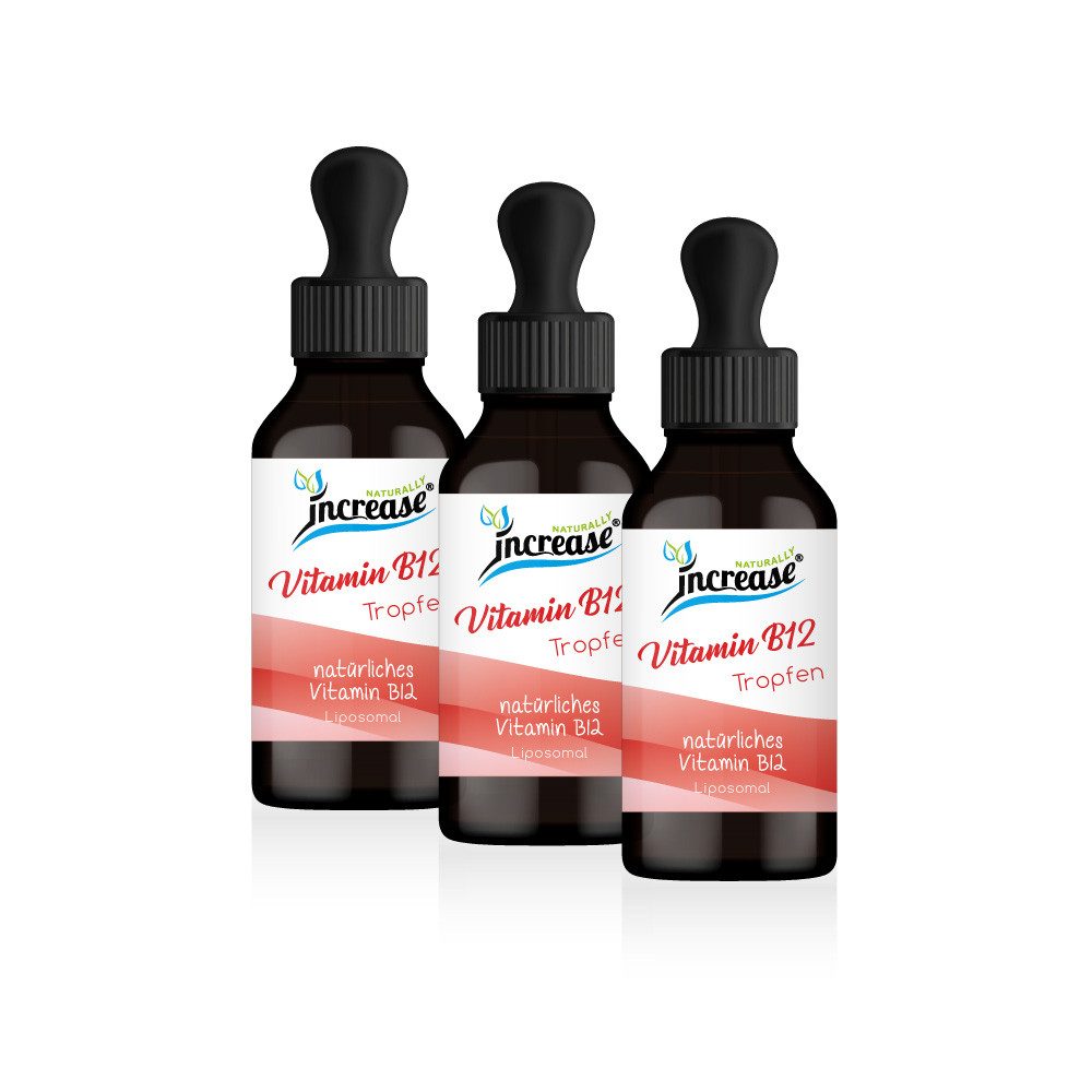 Nimm 3, zahl 2 Aktion Liposomales Vitamin B12 - 5000µg pro Tag Tropfen