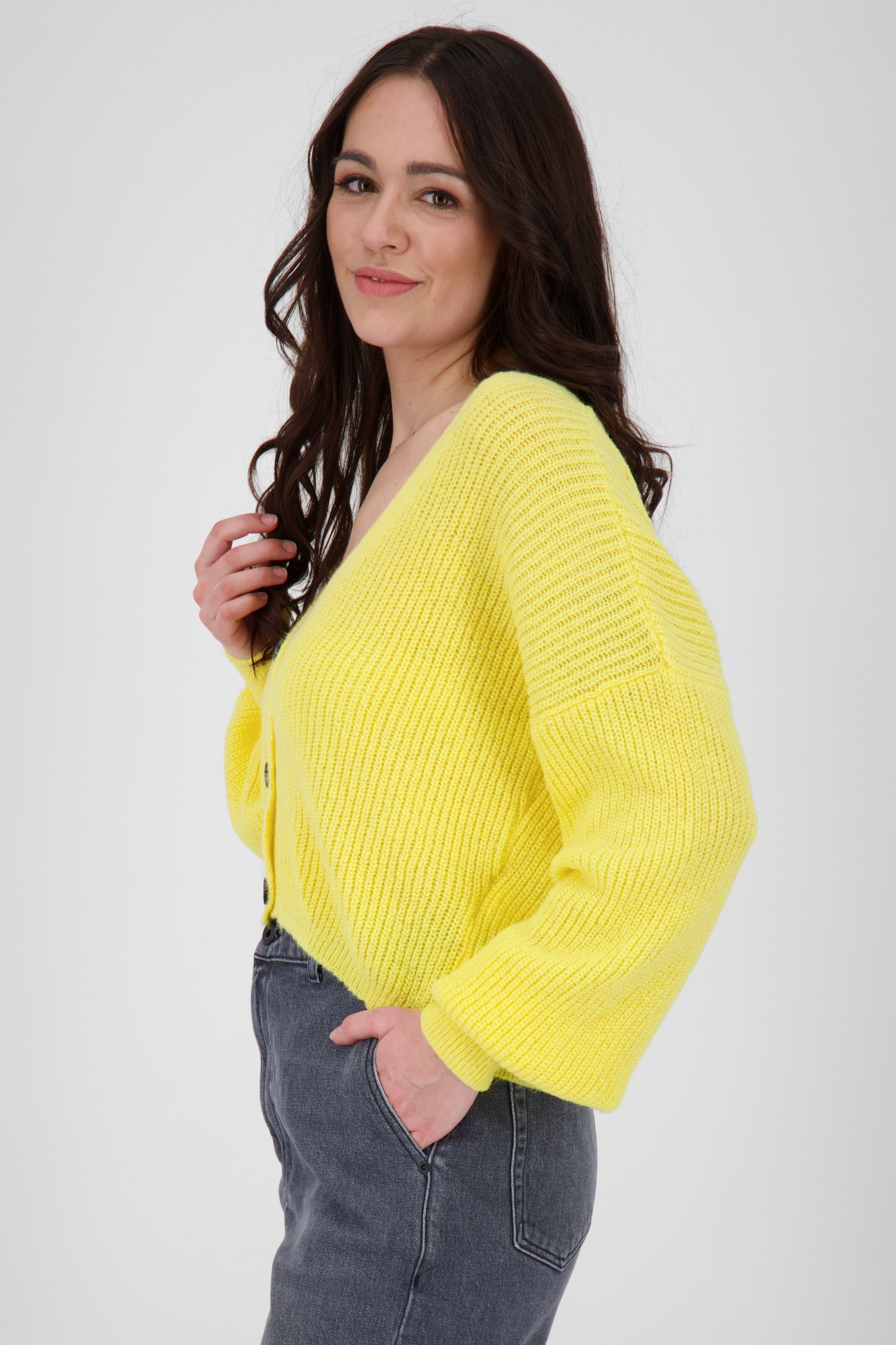 Strickjacke Cardigan Cardigan & Damen lemonade Alife Kickin Knit KrissyAK