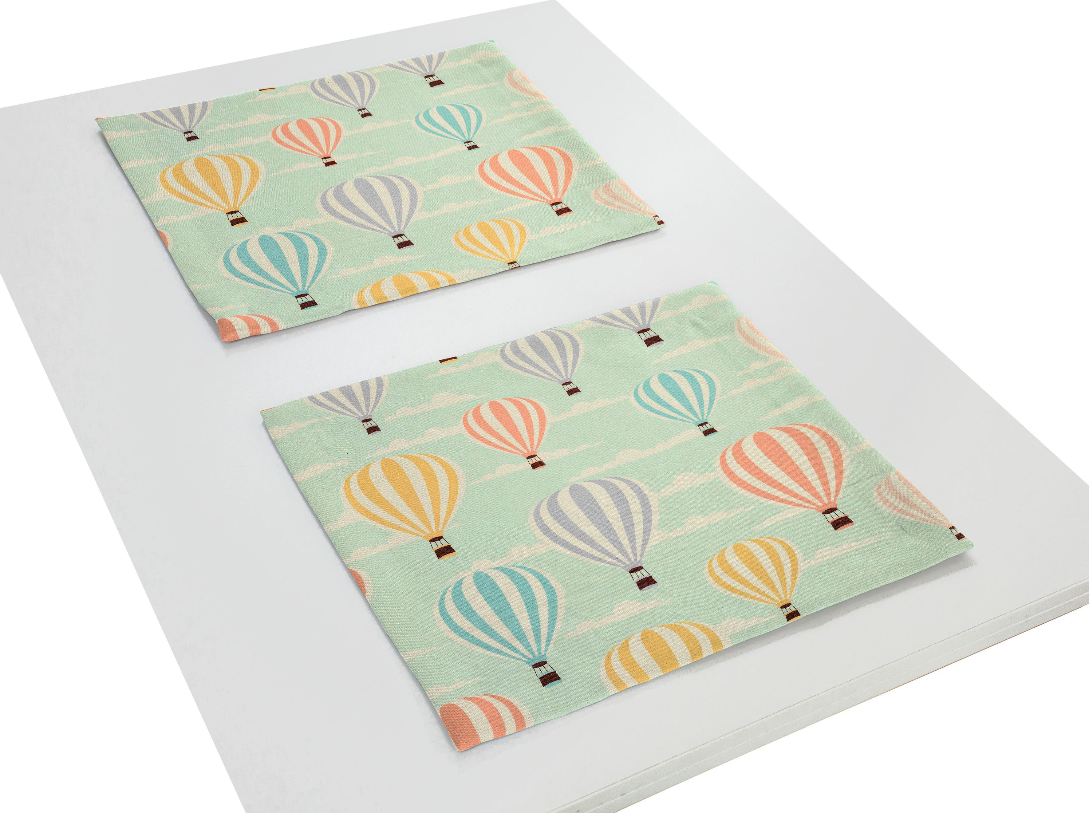 Adam Platzset Balloons, (2-St), GOTS organic,zertifiziert durch CERES 0242für Kinder