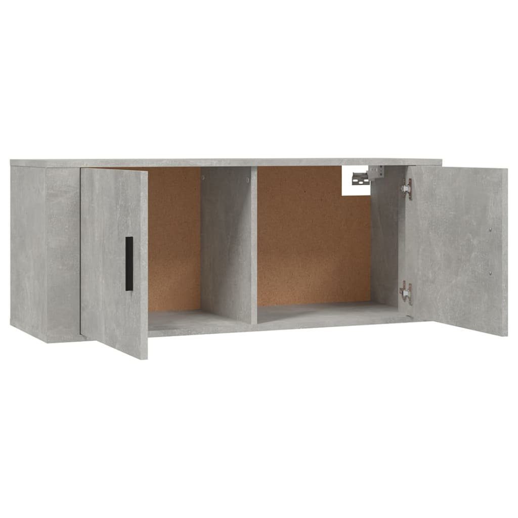 furnicato cm Betongrau TV-Schrank 100x34,5x40 TV-Wandschrank