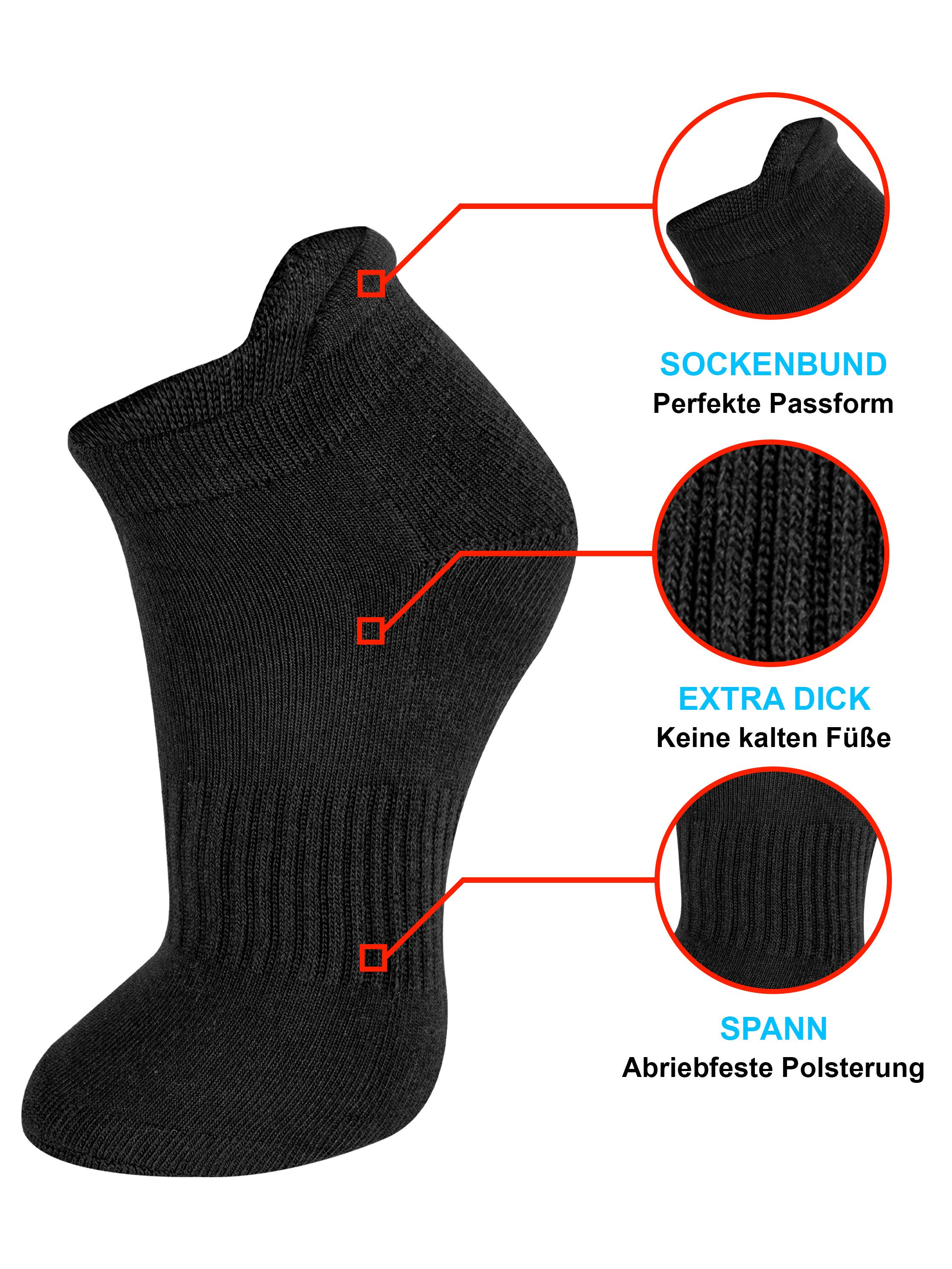 TEXEMP Thermosocken 12 Paar Thermo Socken Winter Sport Socken Dicke Socken Arbeitssocken (Packung, 12-Paar, 12 Paar) Mit Innenfleece