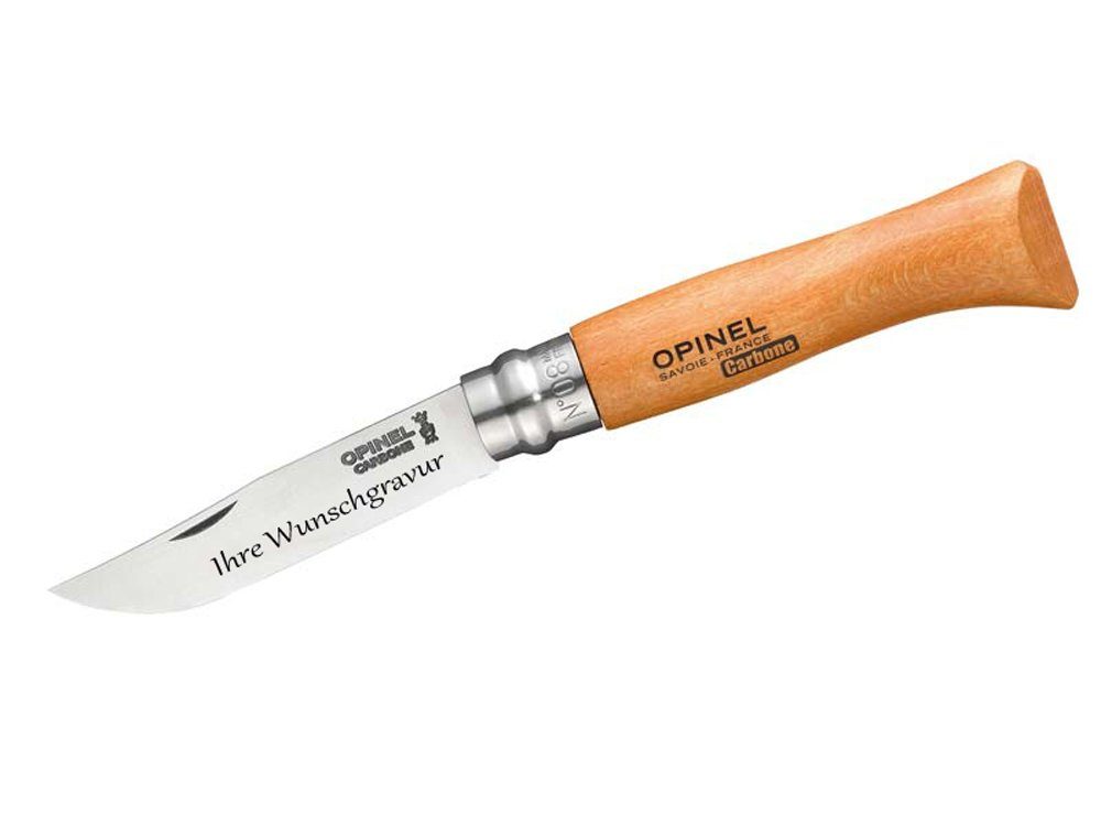 Opinel Taschenmesser Messer + Gravur auf der Klinge | Taschenmesser