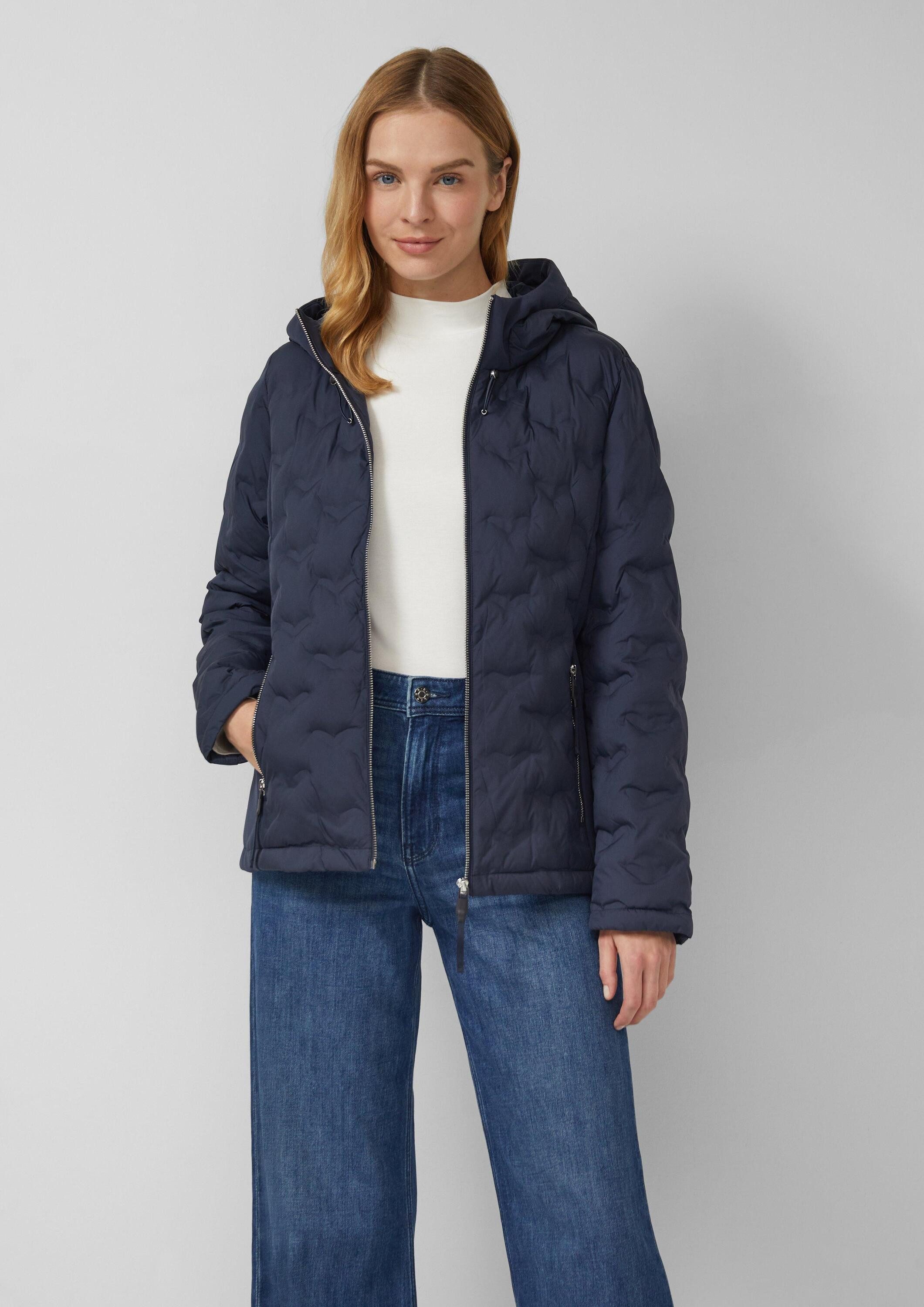 s.Oliver Funktionsjacke Outdoor-Jacke Leiche Slim Fit-Jacke im Fabricmix günstig online kaufen