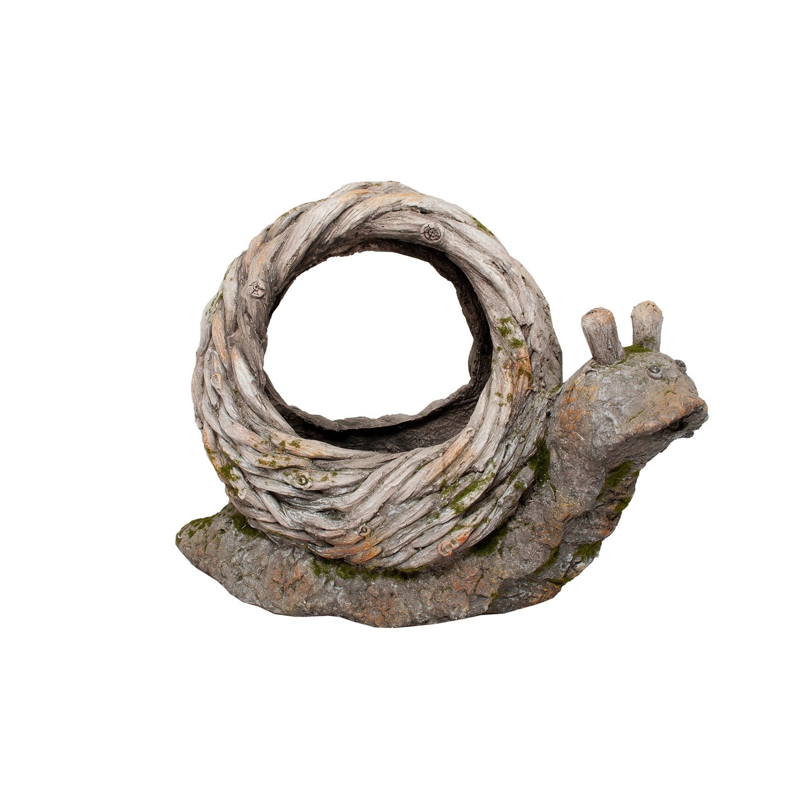 HTI-Line Tierfigur Pflanzgefäß Borke Schnecke (1 günstig online kaufen