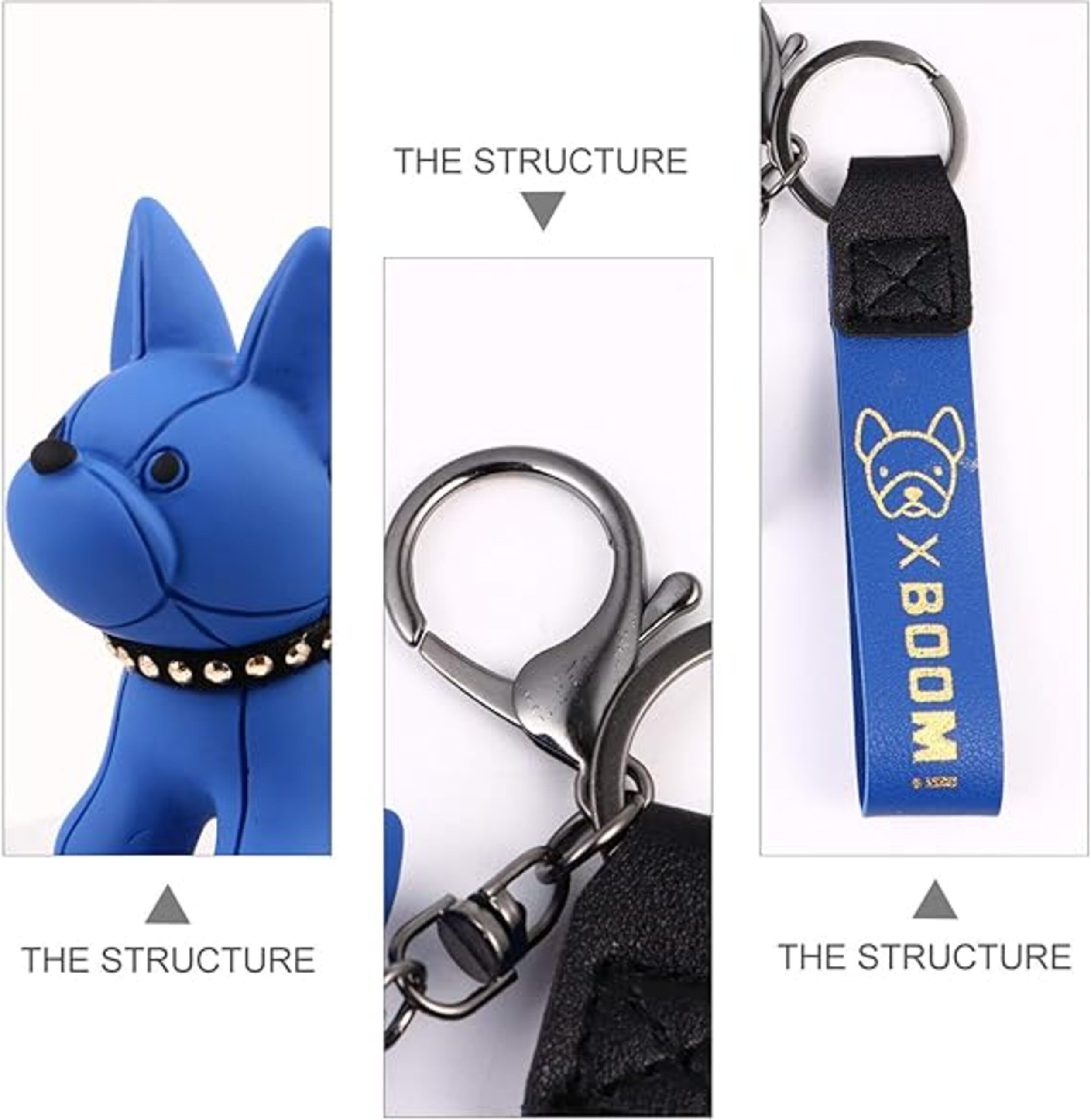 Stelby Schlüsselanhänger Französische Bulldogge Schlüsselanhänger für günstig online kaufen