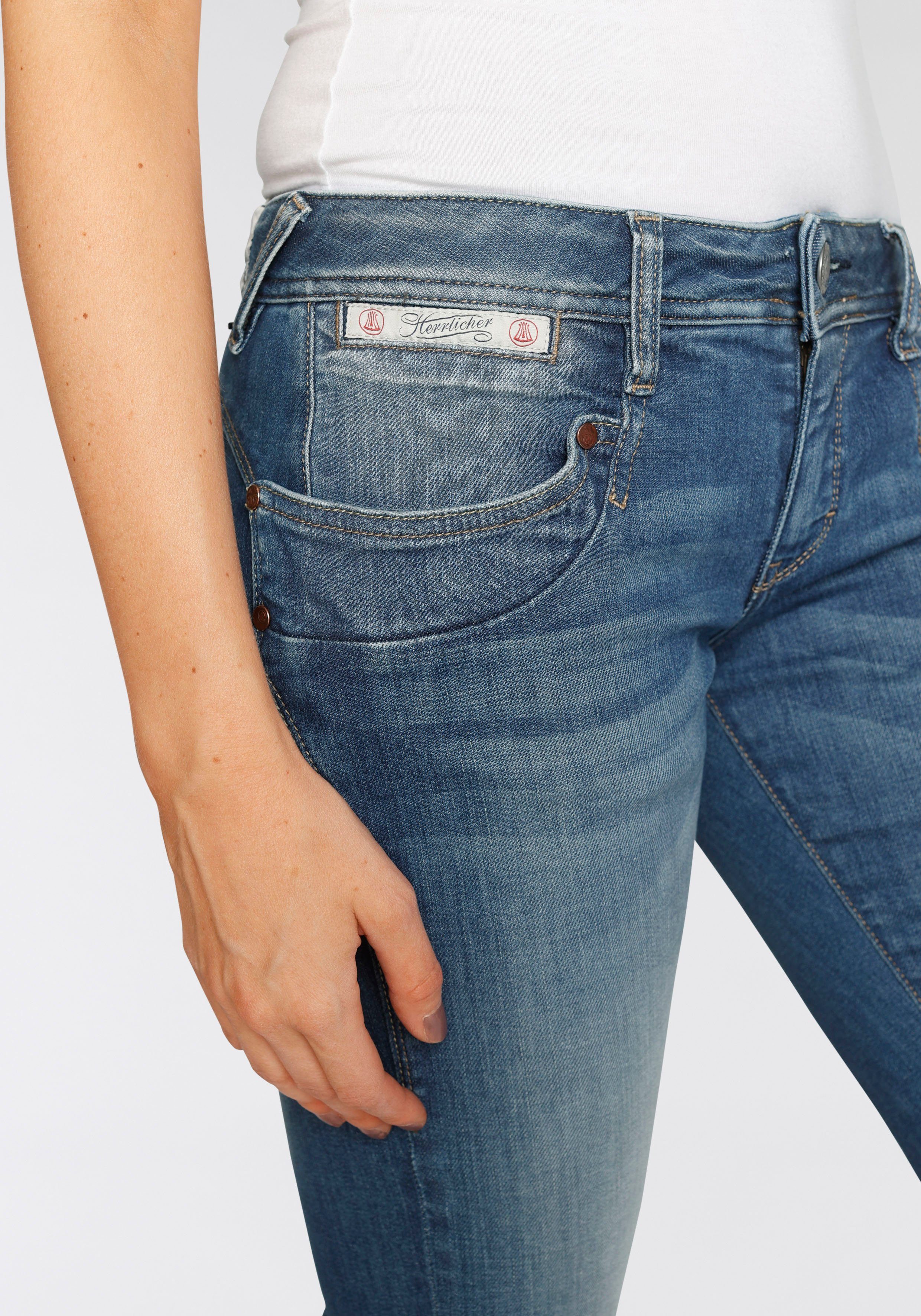 Kitotex umweltfreundlich SLIM Herrlicher PIPER Slim-fit-Jeans dank Technology ORGANIC