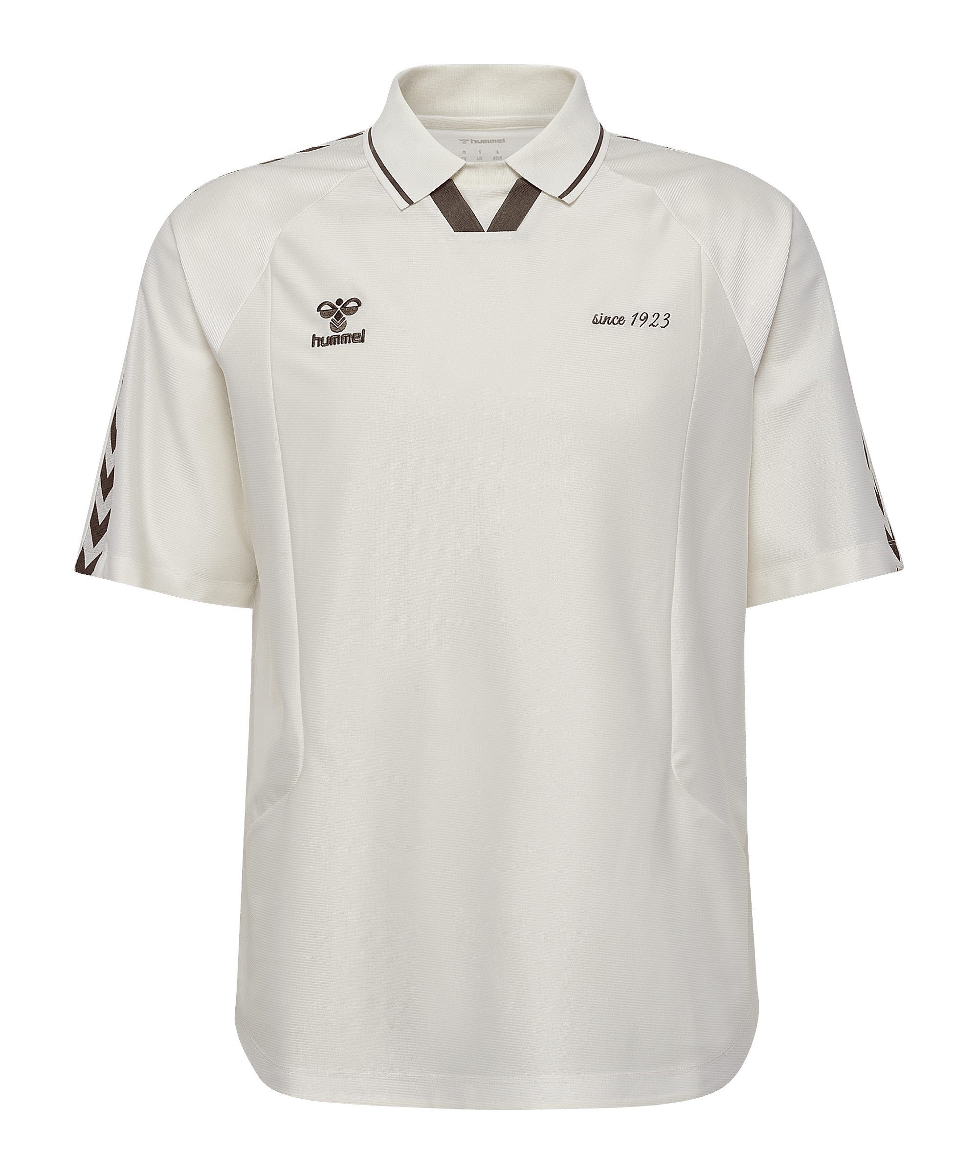 hummel T-Shirt hummel Root Soccer Trikot Weiß Polyester