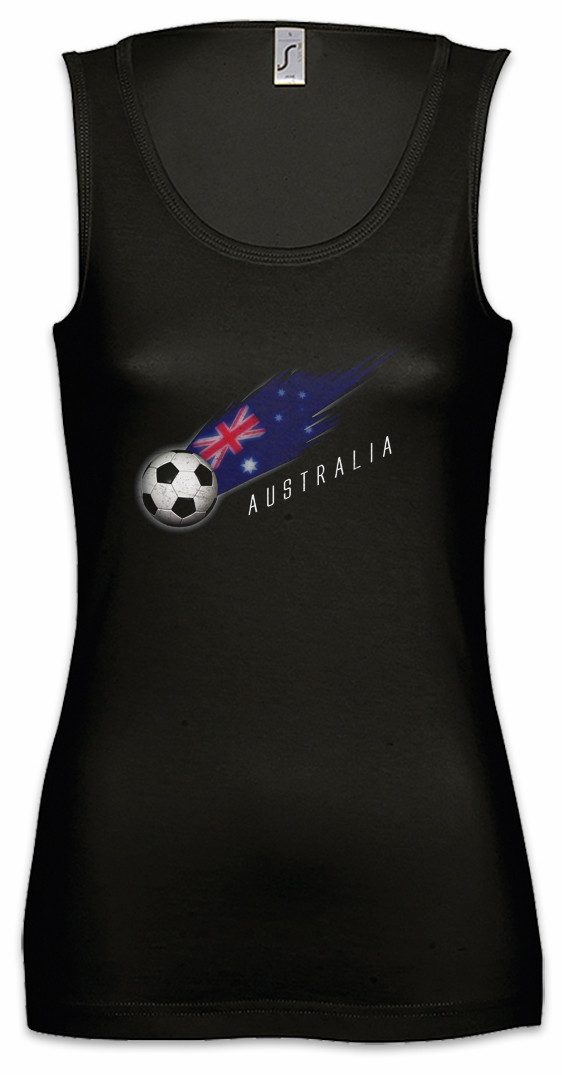 Urban Backwoods Tanktop Australia Football Comet I Ärmelloses Damen T-Shirt Australien Fahne Australisch Australian Fußball