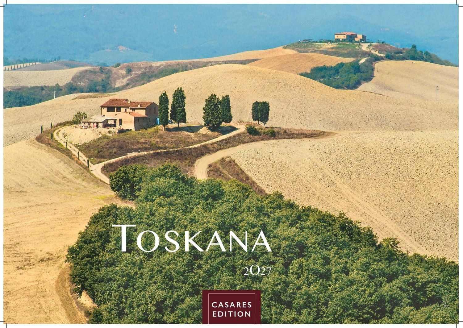 Wandkalender Toskana Kalender 2027 – Wandkalender, Fotokalender Italien 35x50cm –