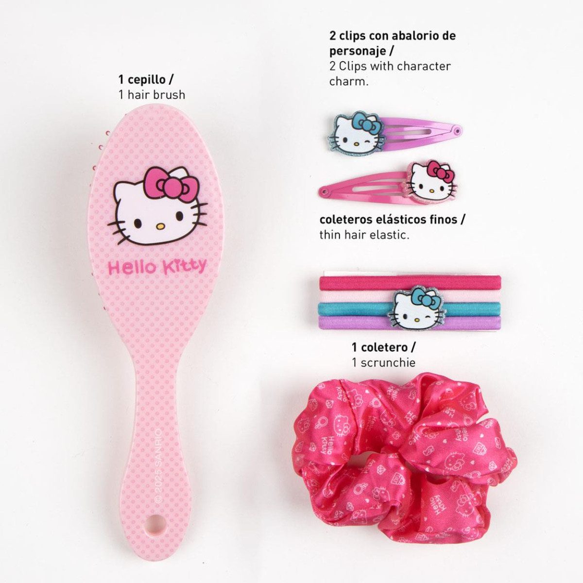 Cerda Haarbürste Hello Kitty Schmink- & Haarset – Accessoire-Set für Mädchen