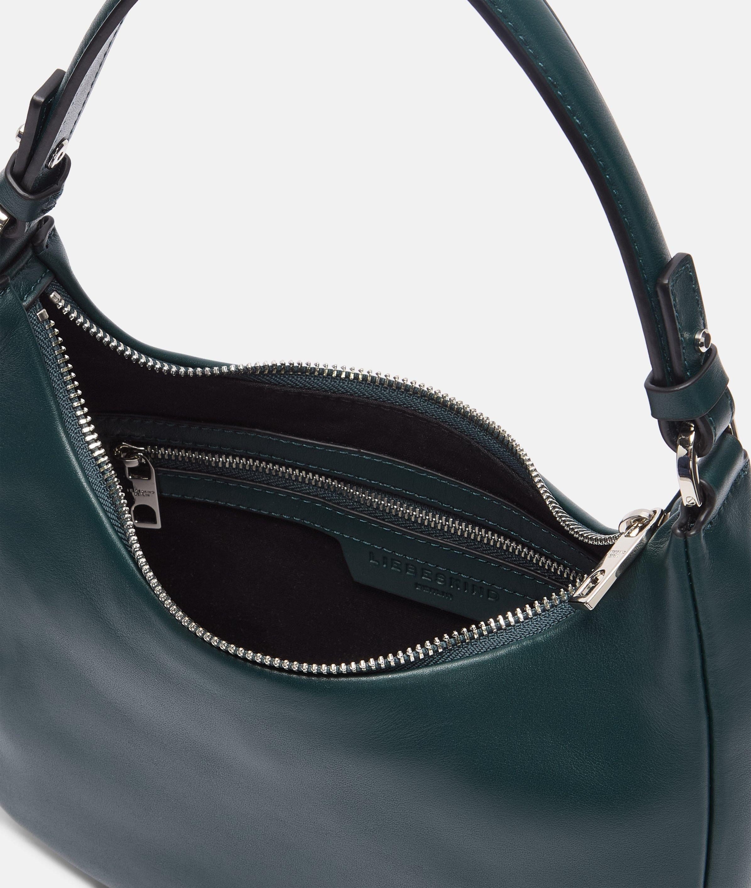 Liebeskind Berlin Schultertasche Dancing Letters Hobo XS, Kleine Tasche aus Nappaleder