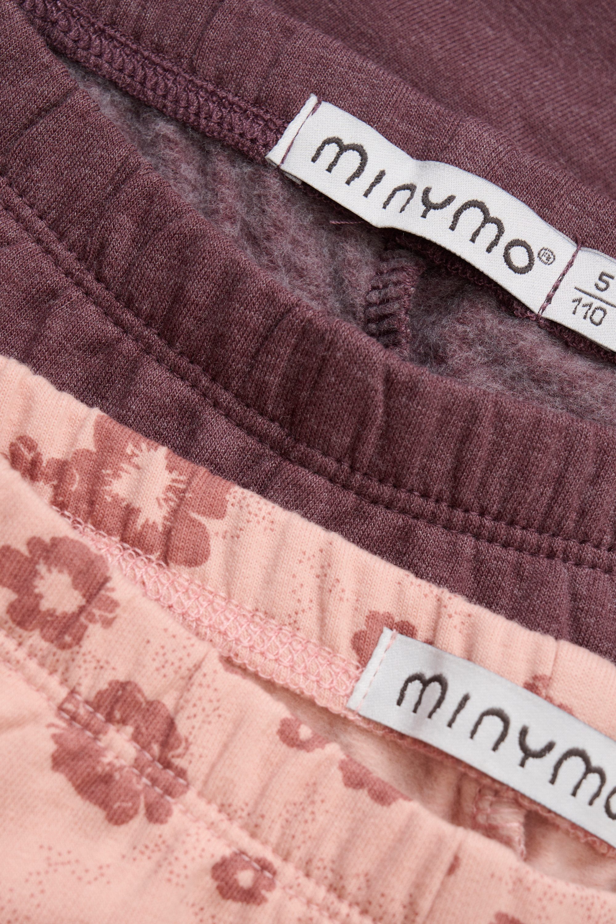 Minymo Leggings MISweat (2-tlg) 2er Pack Gemusterte Leggings – Bild 5 von 5