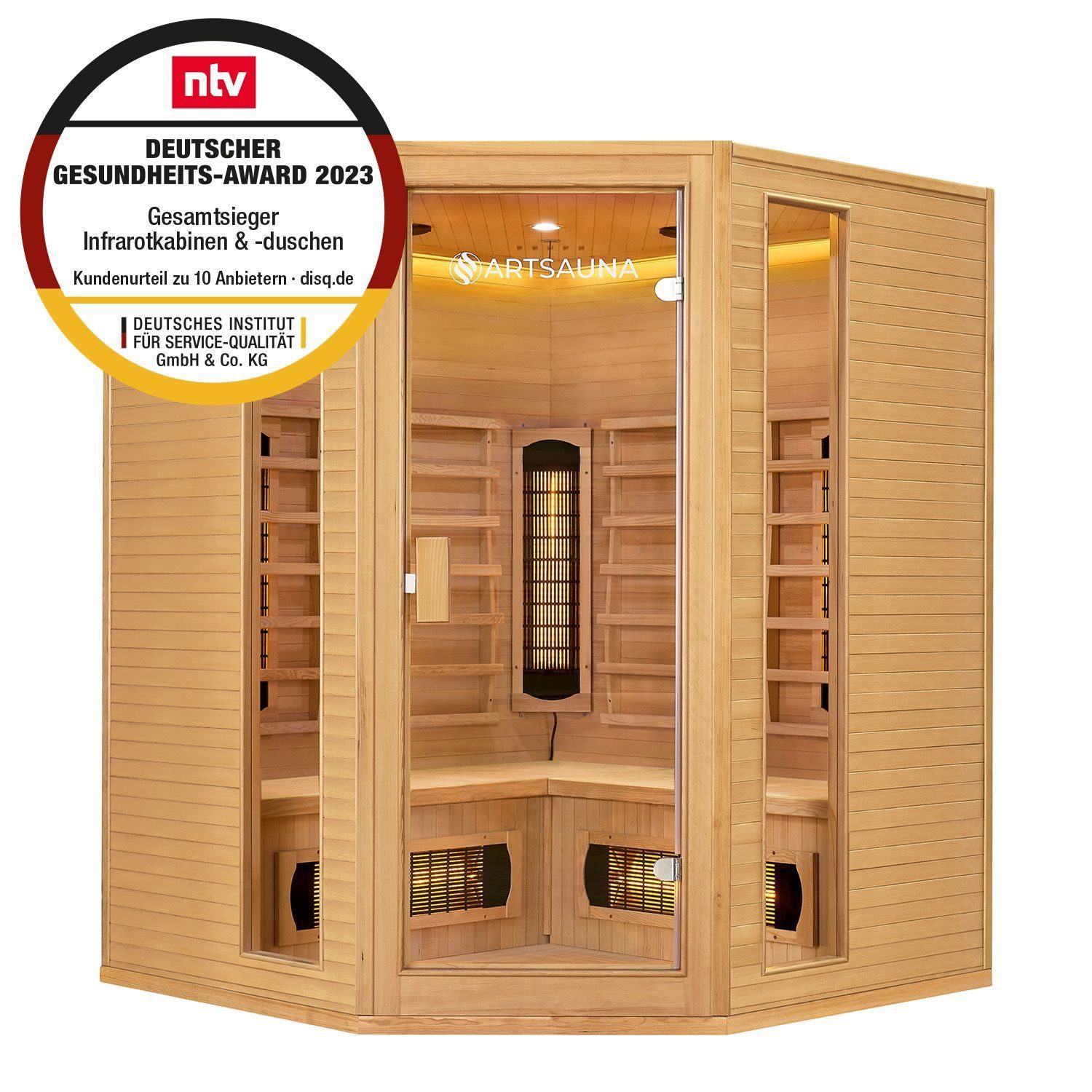 Artsauna Infrarotkabine Nyborg E150V Dual Technologie, günstig online kaufen