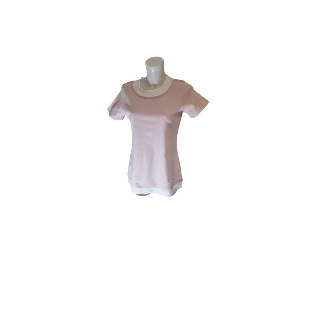 1/4-Arm Bellezza rosa.weiß N-22226 T-Shirt