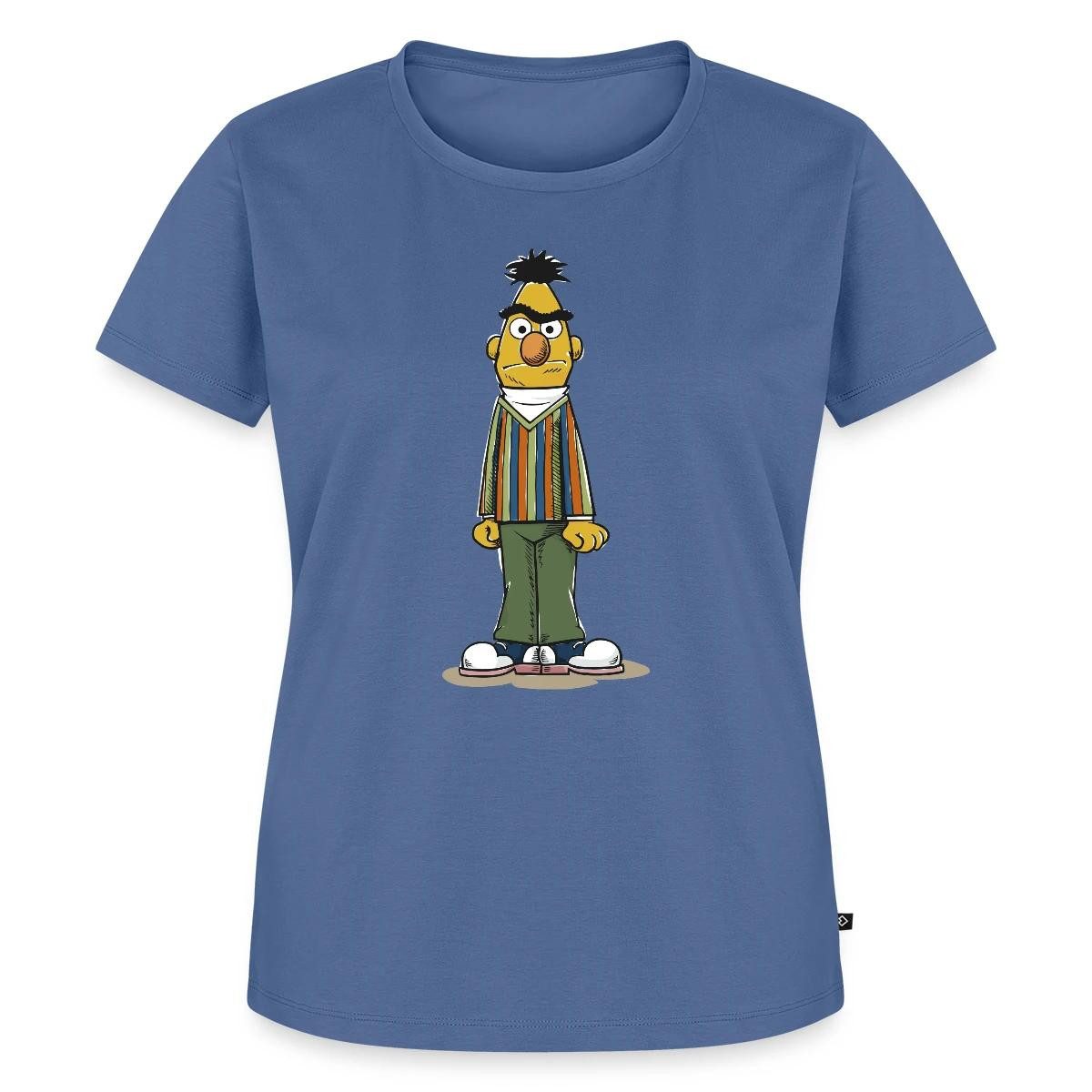 Spreadshirt T-Shirt Sesamstraße Bert wütend Frauen Premium T-Shirt (1-tlg)