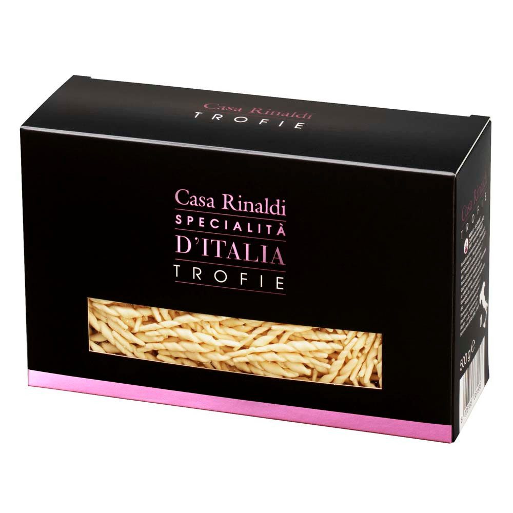 Casa Rinaldi Nudeln, Casa Rinaldi Trofie Spezialität aus Italien aus Hartweizen 500g